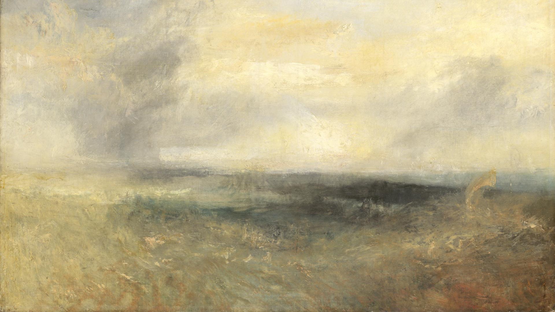 Joseph Mallord William Turner. Margate (?), from the Sea. NG1984. National Gallery, London