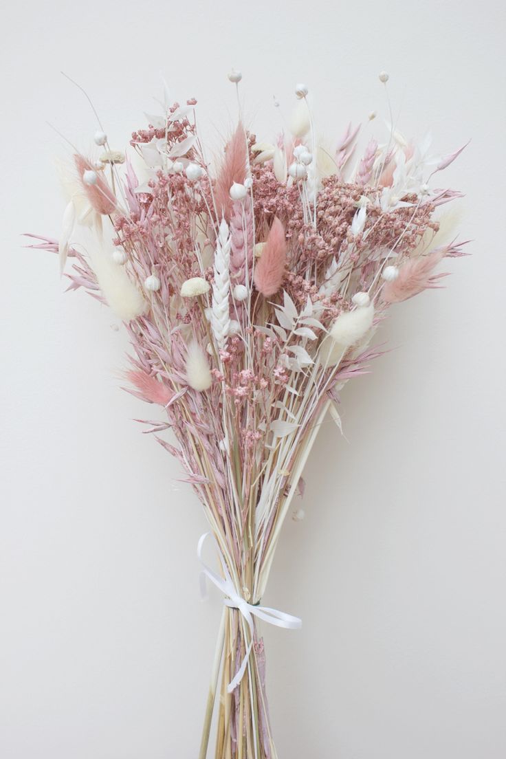 Pink and White Dried Flowers. Flower iphone wallpaper, Flower phone wallpaper, Flower aesthetic