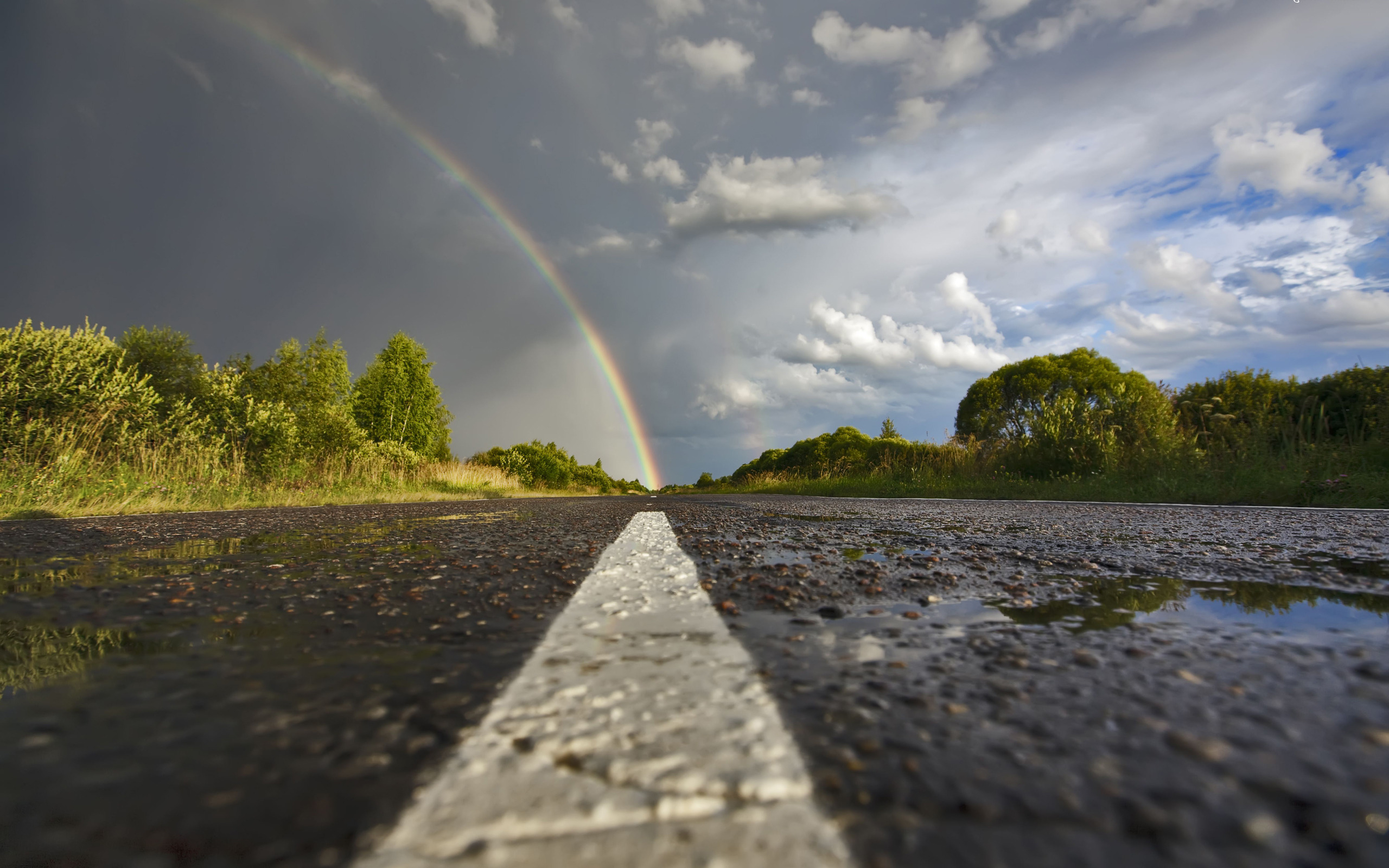 Rainbow road HD Wallpaper