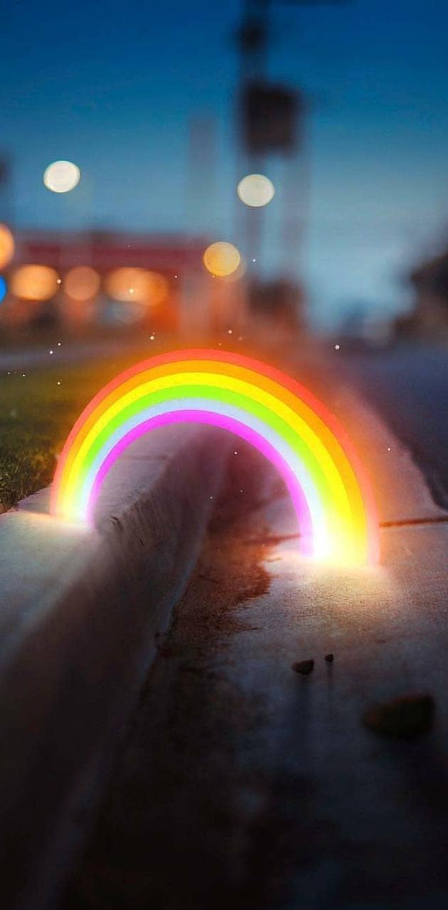 RAINBOW ROAD Mario Kart Rainbow Road HD wallpaper  Peakpx