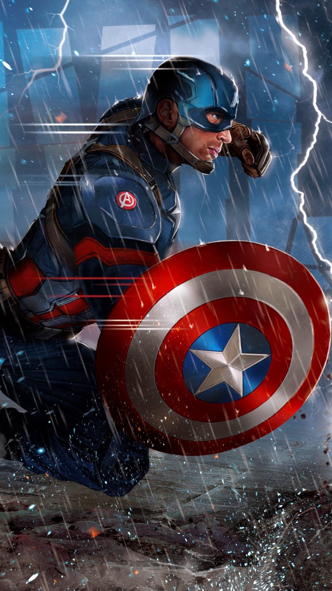 Captain America Phone Wallpaper, HD Captain America Phone Background on WallpaperBat