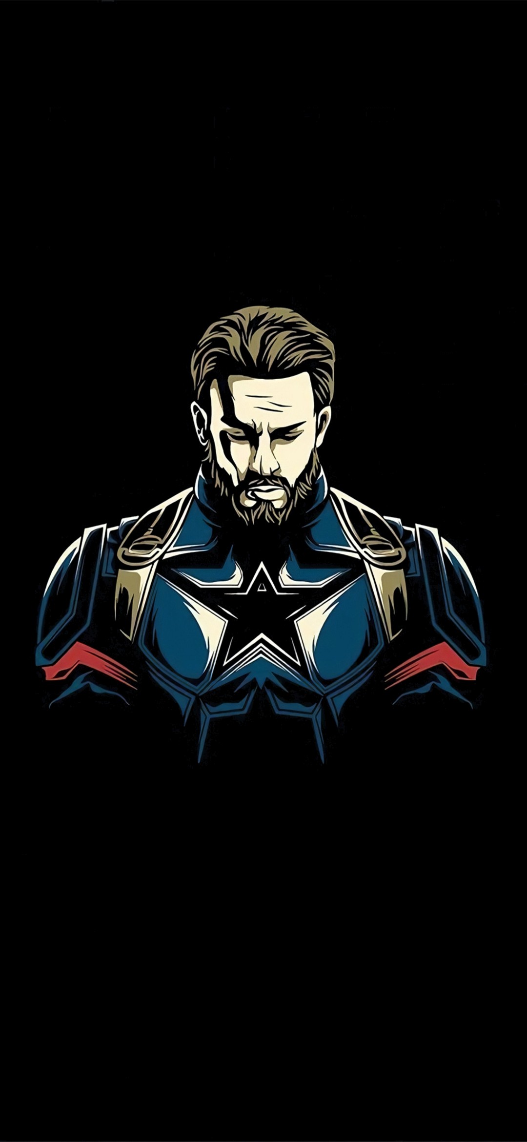Captain America Dark HD Android Mobile Wallpaper Download