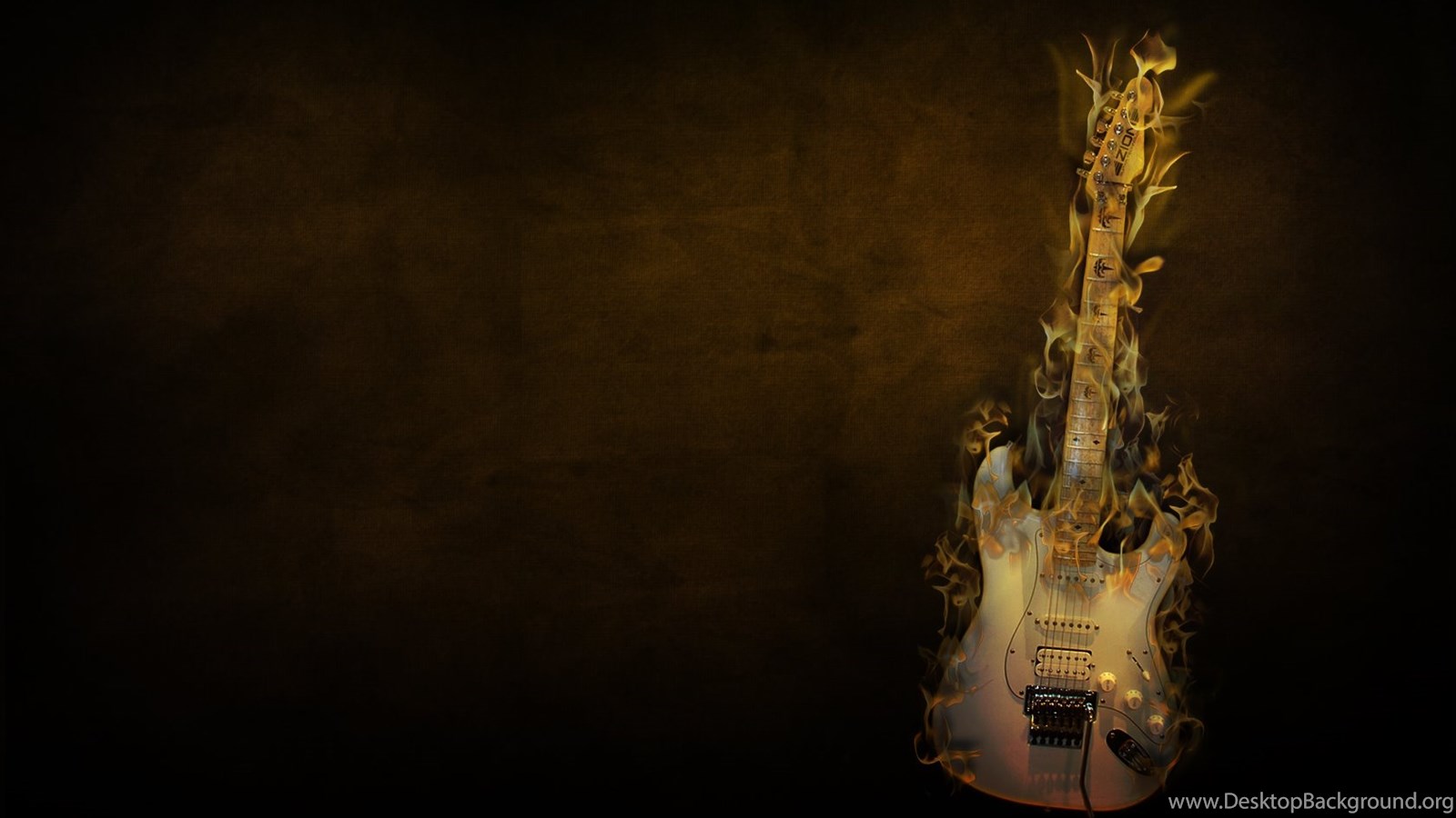 Download The Flaming Guitar Wallpaper, Flaming Guitar iPhone. Desktop Background