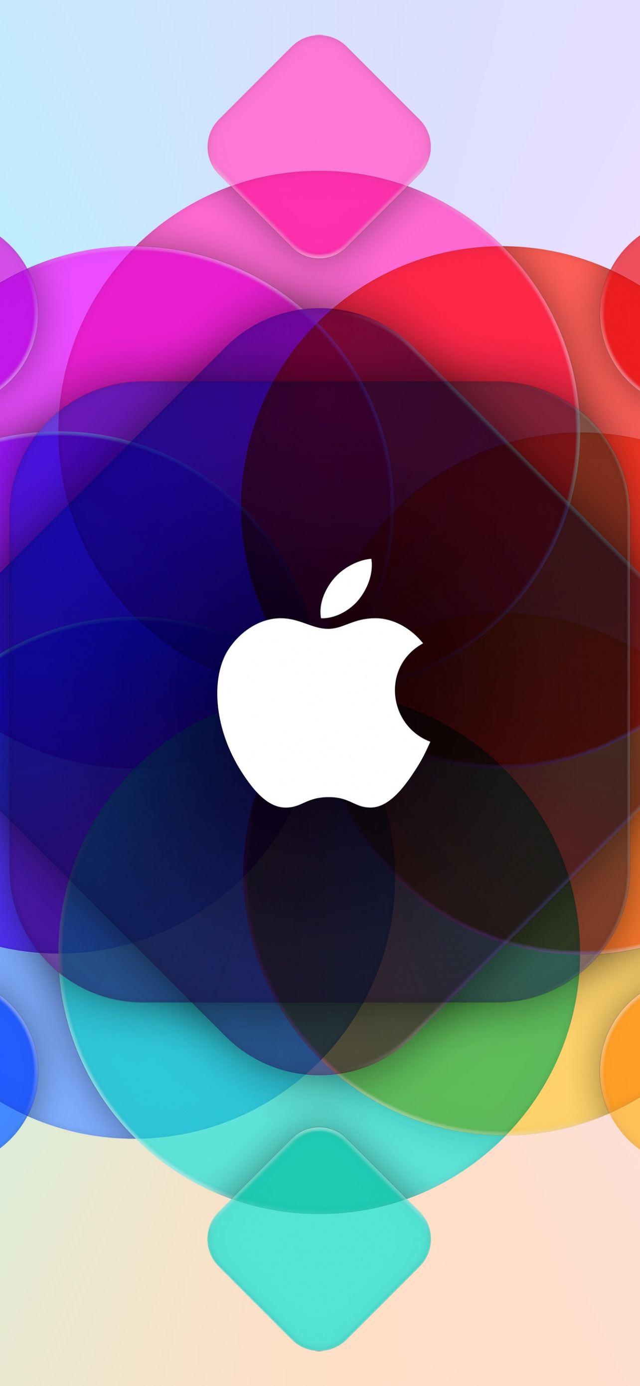Apple logo Wallpaper 4K, WWDC, Colorful, Gradient background, 5K, Technology