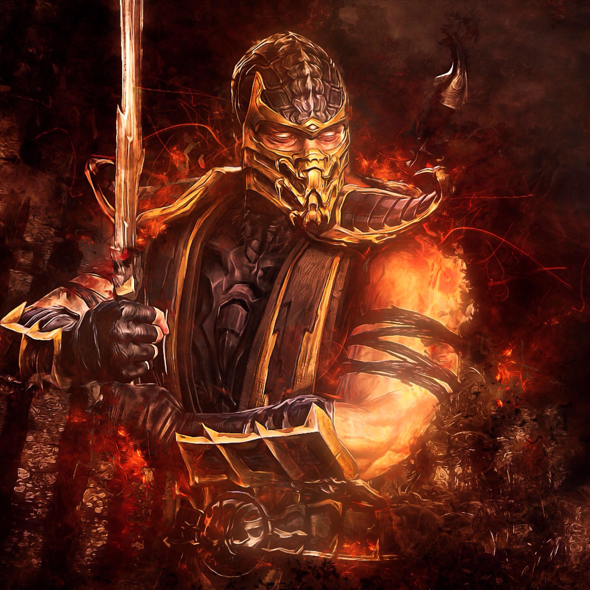 Mk9 scorpion. Mortal kombat 9, Mortal kombat games, Mortal kombat characters