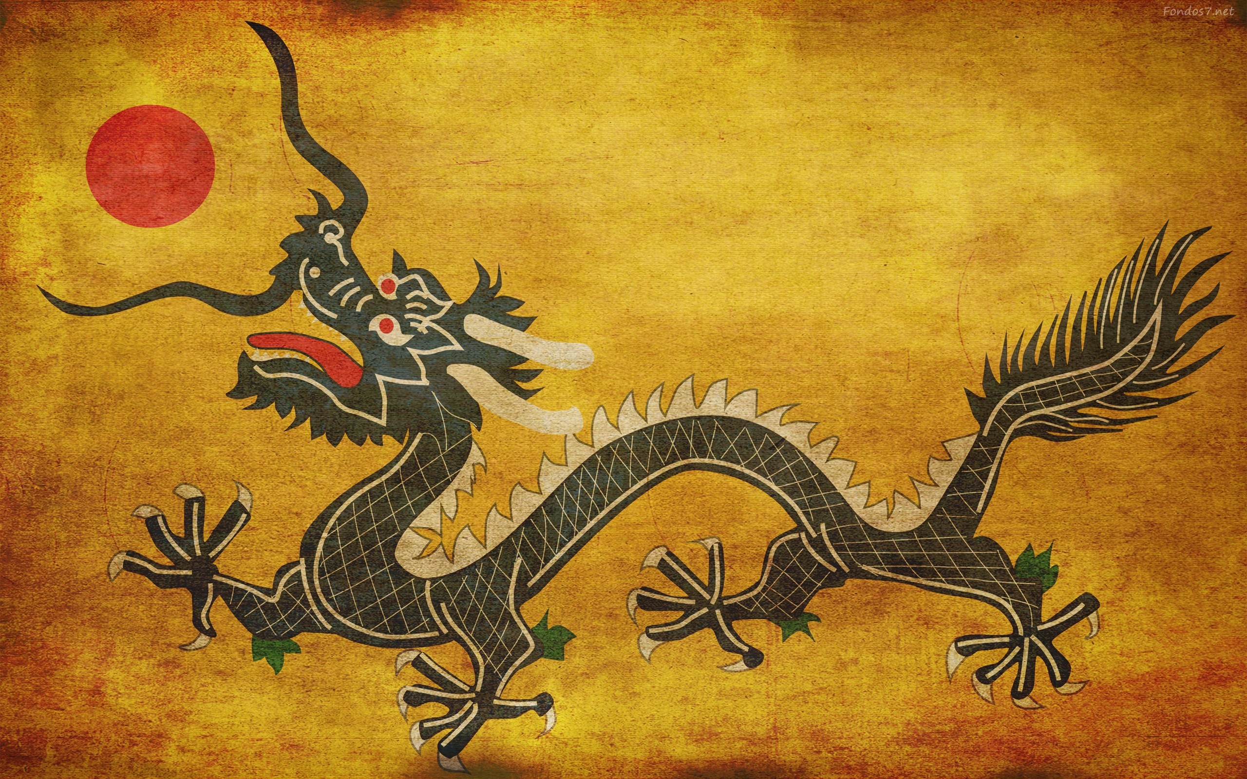 fondos7 - Chinese Dragon Art Wallpaper & Background Download