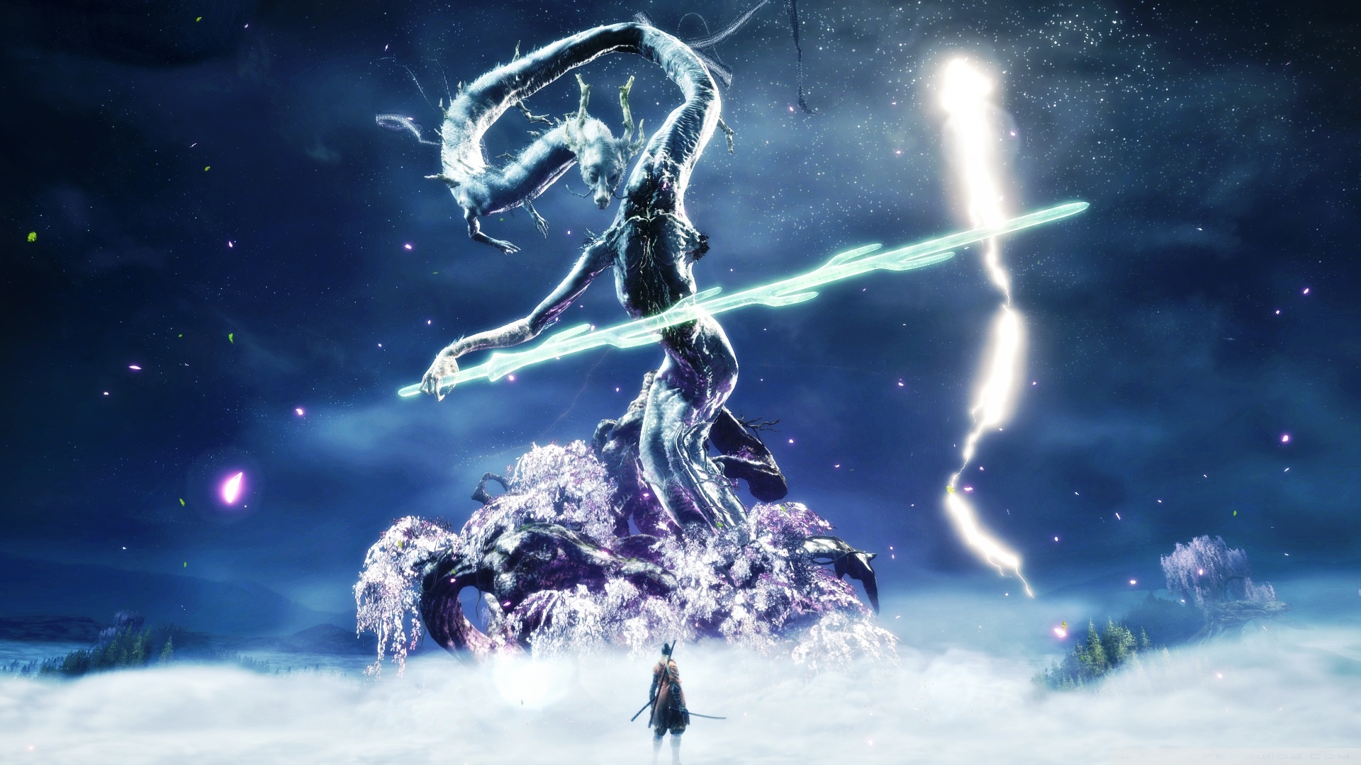 Sekiro Shadows Die Twice Divine Dragon Ultra HD Desktop Background Wallpaper for 4K UHD TV
