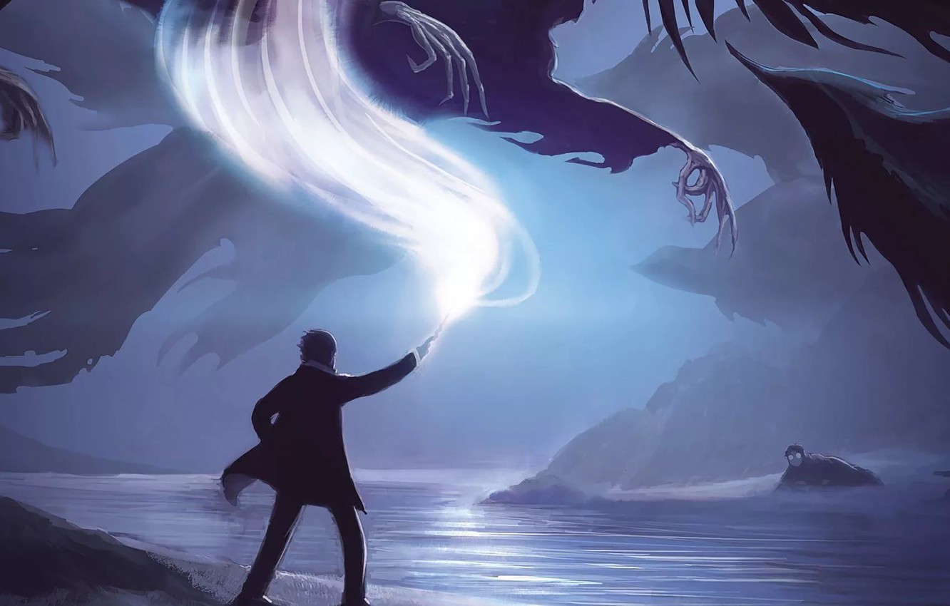 Wallpaper water, Harry Potter, harry potter, harry, potter, Dementor, патронус, дементор, patronus image for desktop, section разное