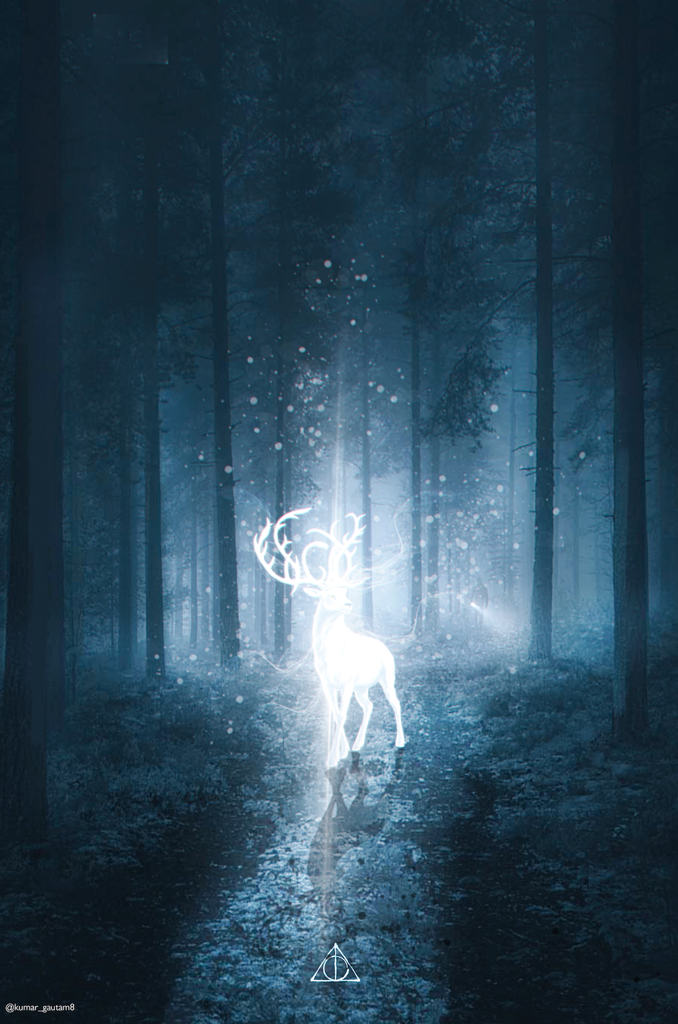 harry potter patronus iphone wallpaper