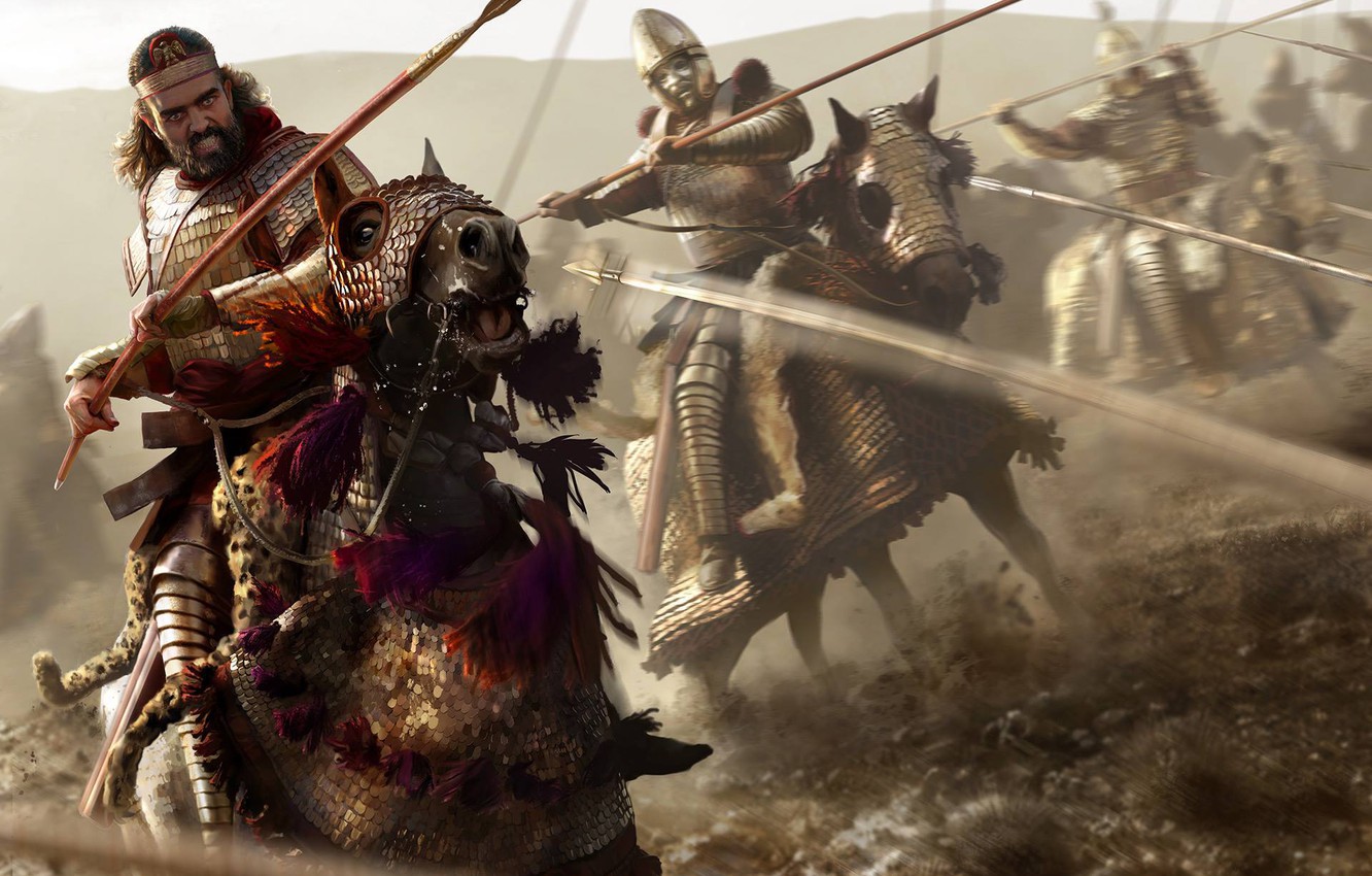 Wallpaper warriors riders Total War Attila huns cavalry images for  desktop section игры  download