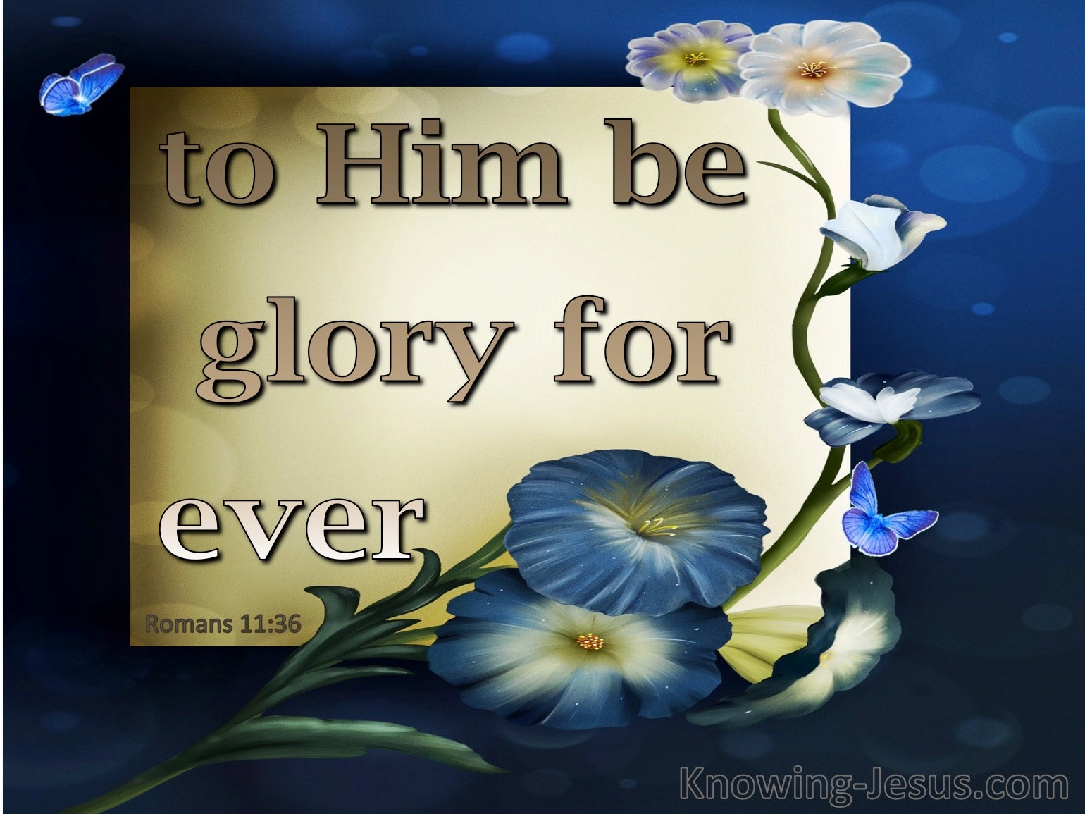 What Does Romans 11:36 Mean?