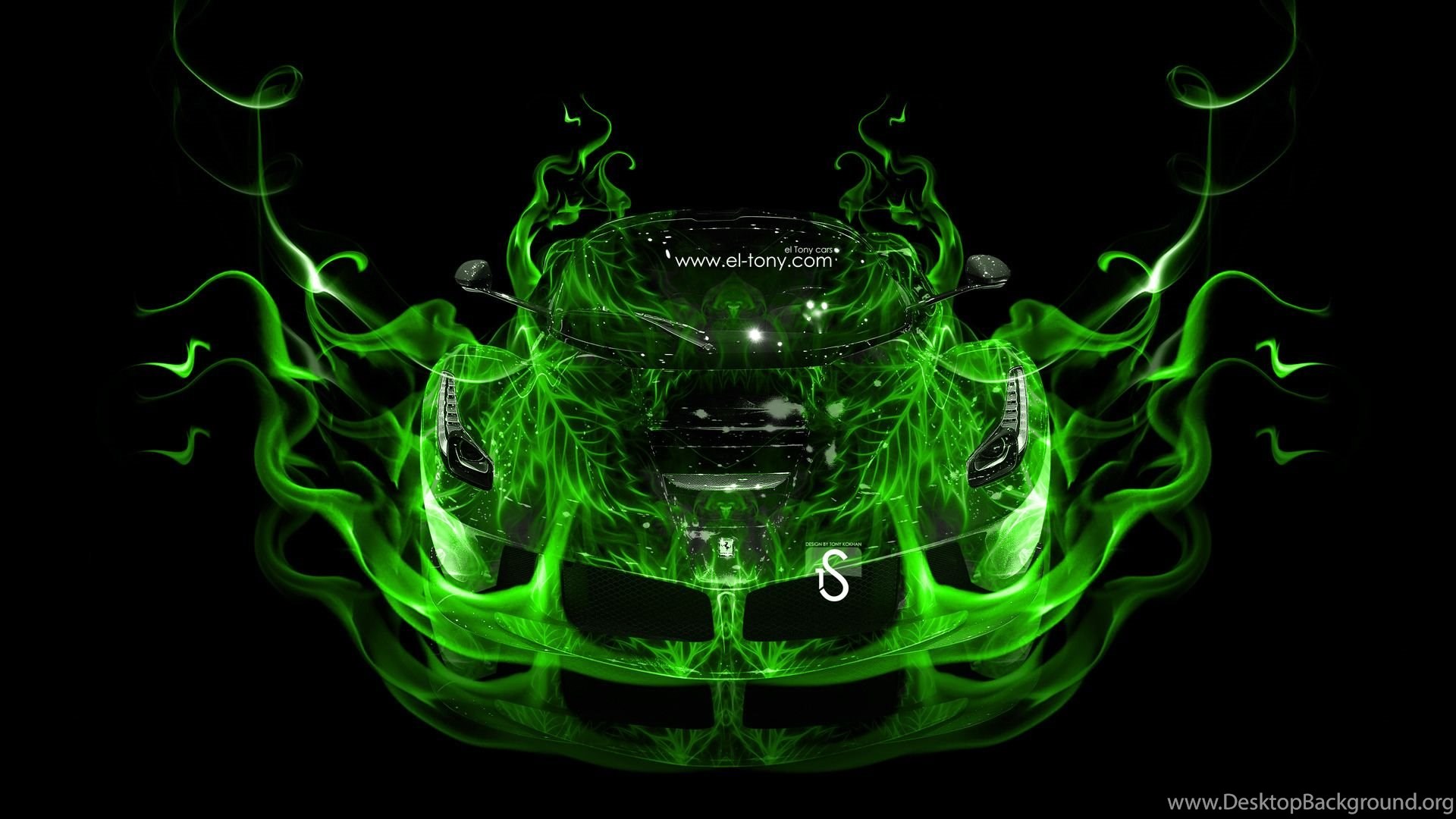Best Green Ferrari Cars HD Wallpaper I Am Qurat Desktop Background