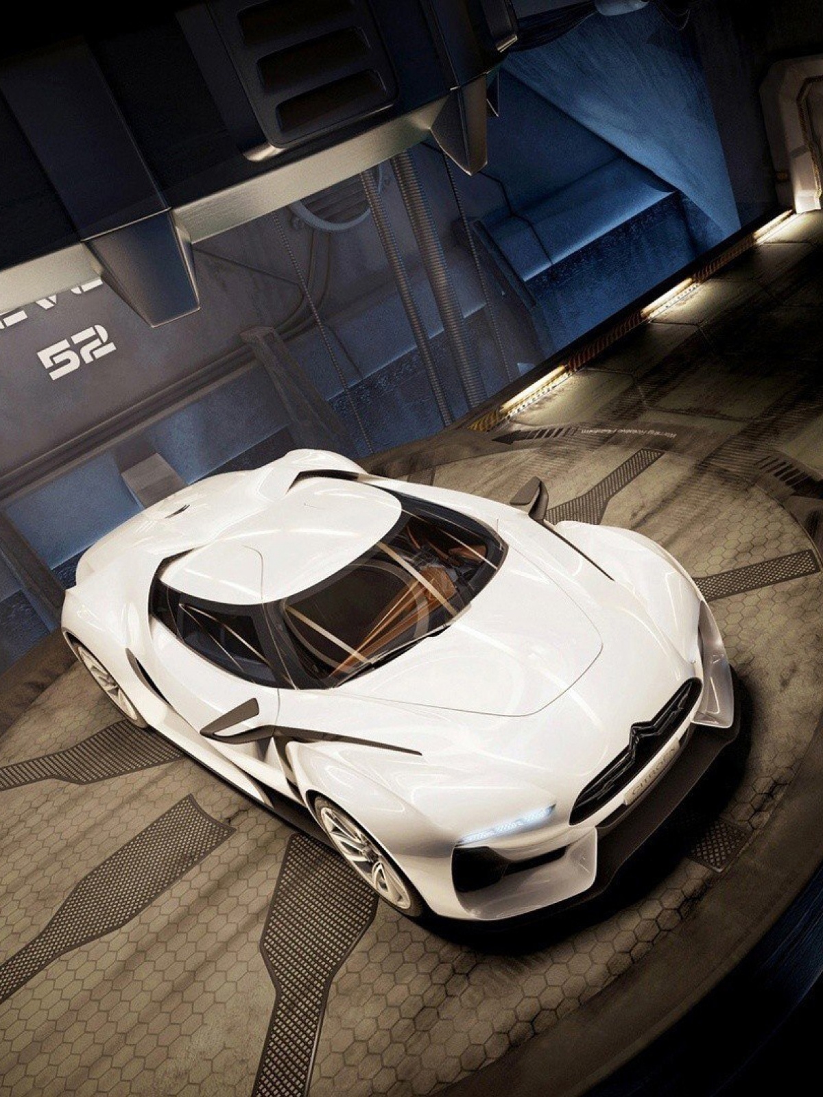 Citroen GT Concept Car Mobile Wallpaper