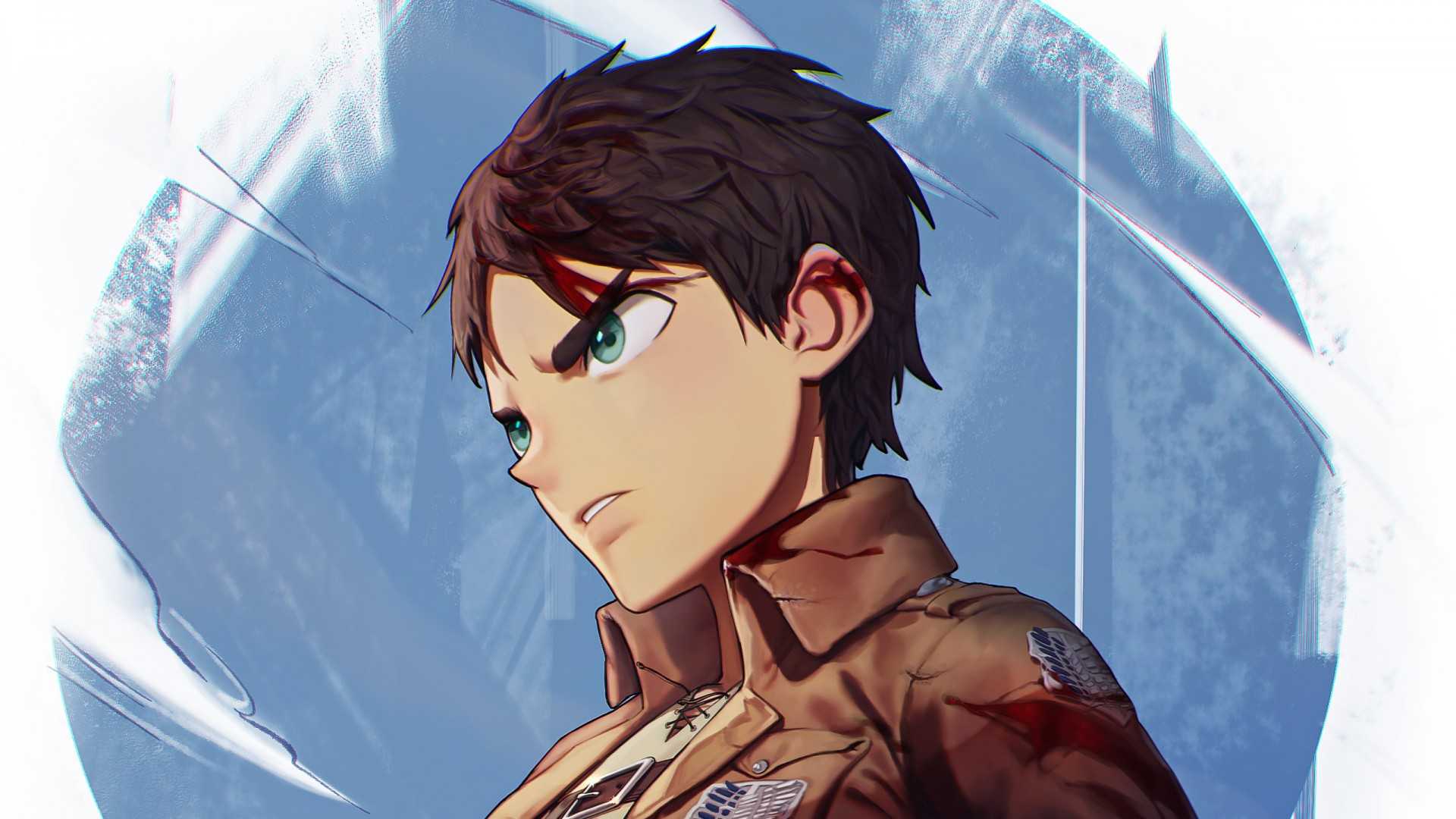 AOT Eren Yeager Wallpaper Free HD Wallpaper