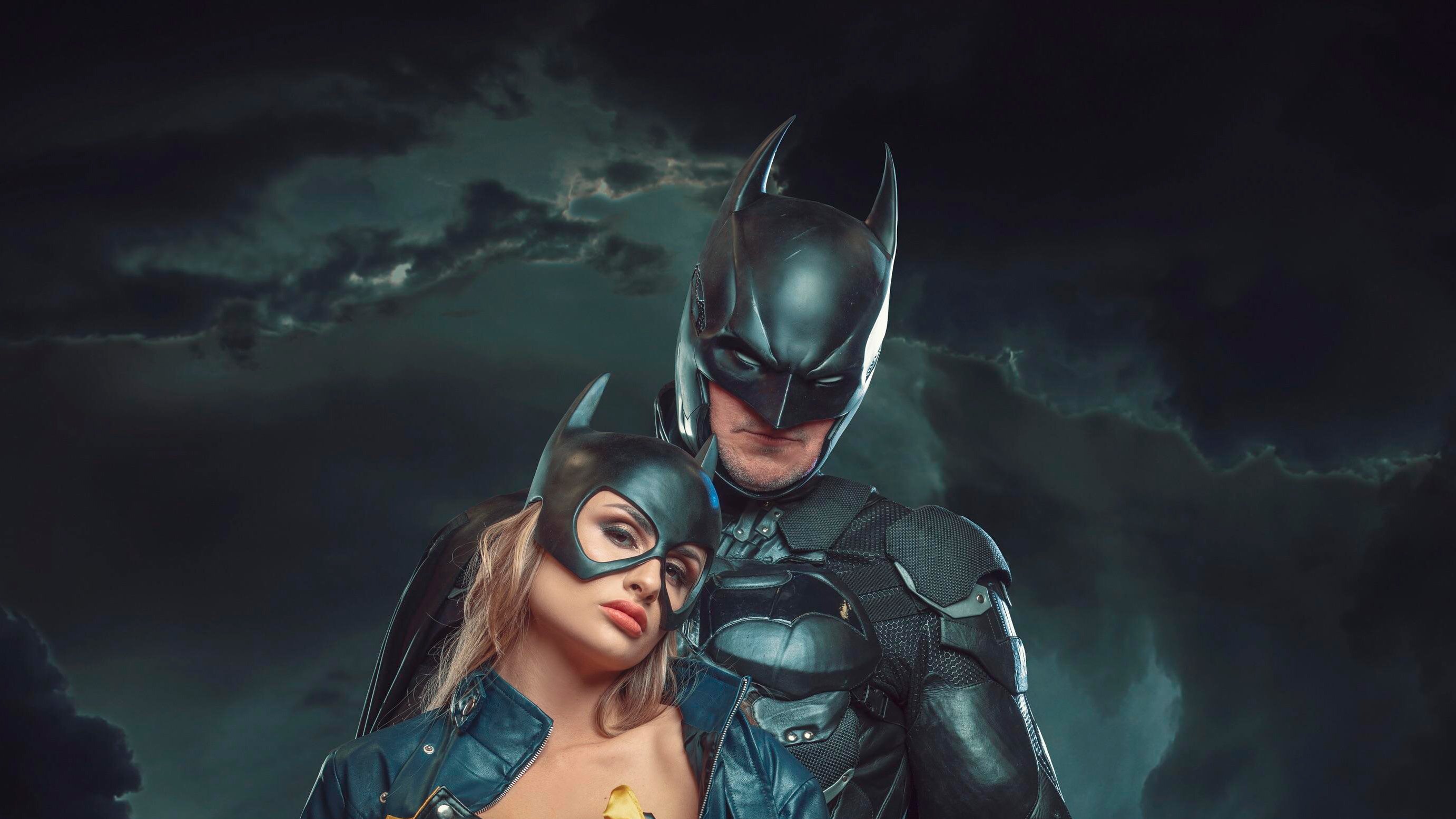 Batman Batgirl, HD Superheroes, 4k Wallpaper, Image, Background, Photo and Picture