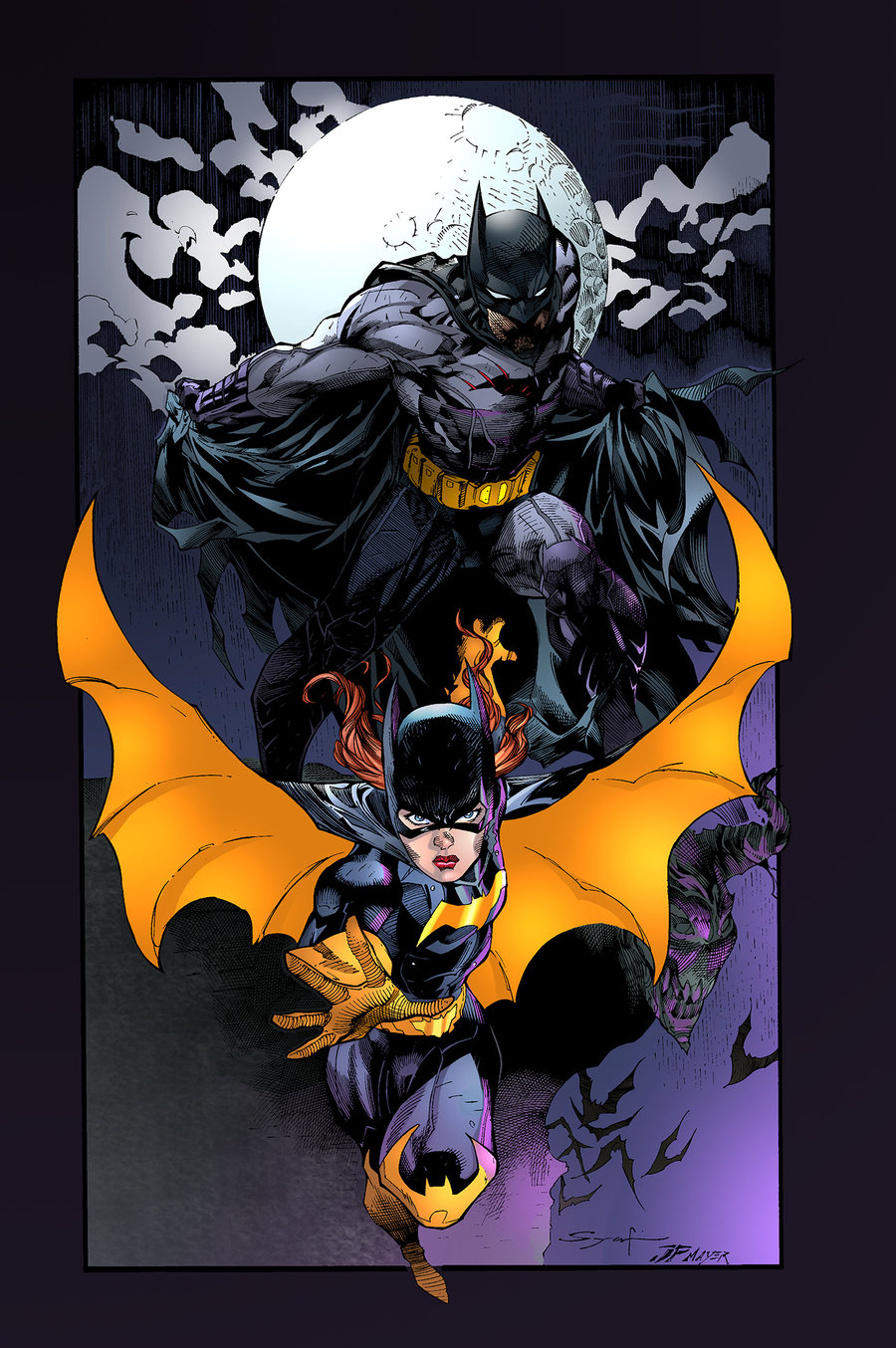 Free download Batman and Batgirl by ComicFace [900x1354] for your Desktop, Mobile & Tablet. Explore Batman and Batgirl Wallpaper. Batman and Batgirl Wallpaper, Nightwing and Batgirl Wallpaper, Batman Arkham