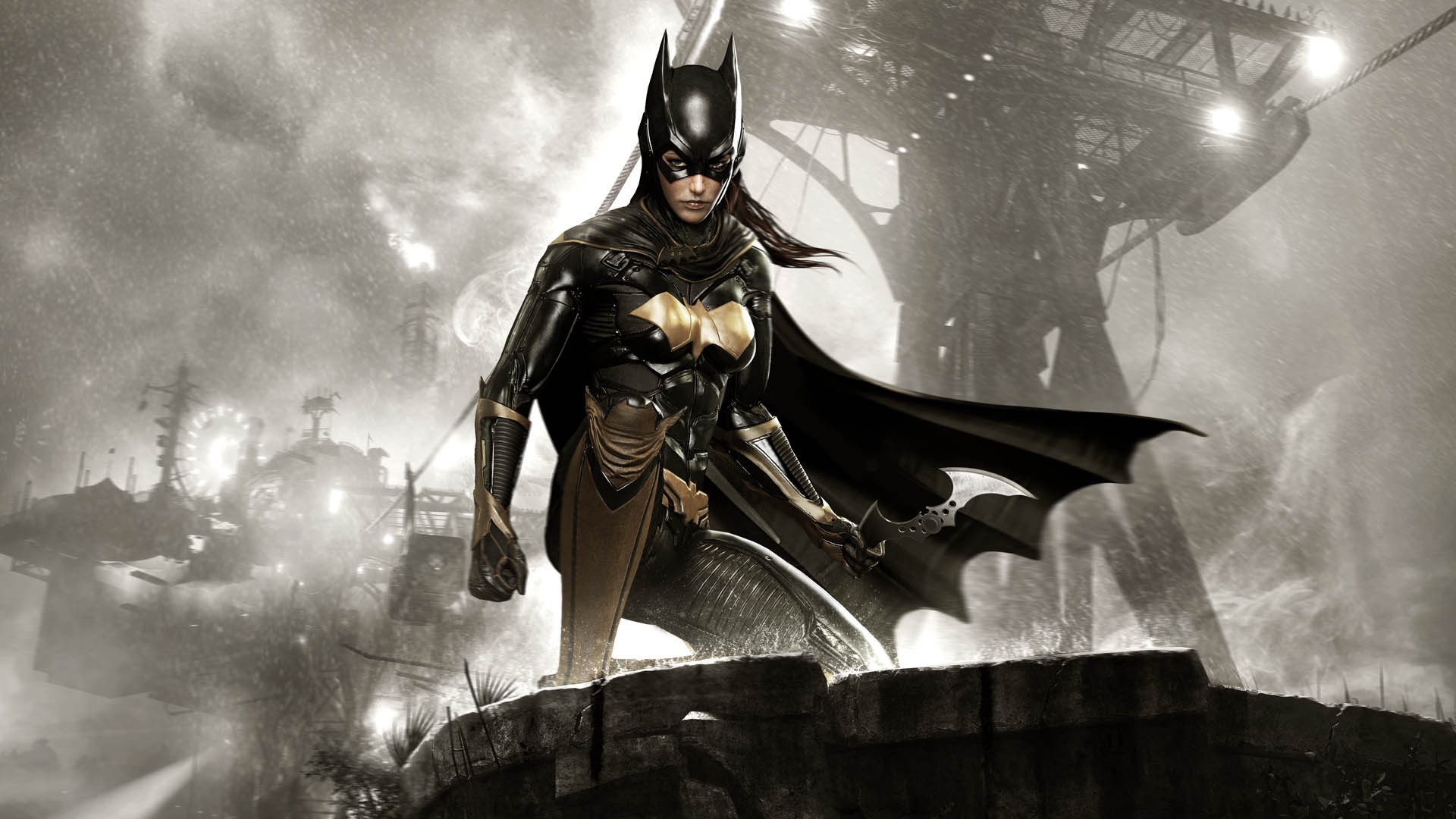 Batman: Arkham Knight, Batman, Batgirl, Rocksteady Studios Wallpaper HD / Desktop and Mobile Background