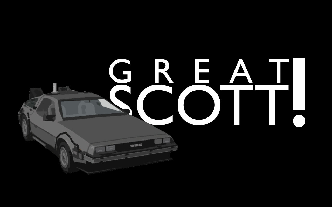 Back To The Future wallpaper 1280x800 desktop background