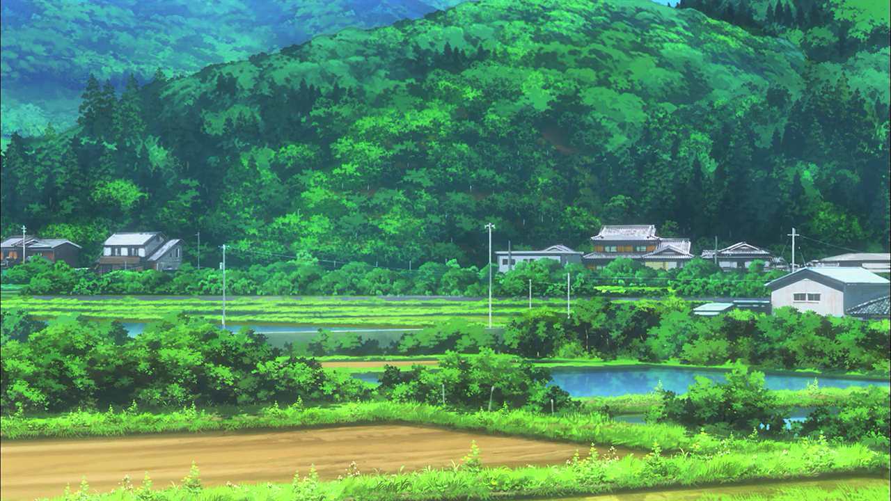 beautiful anime background countryside, day, outside, generat ai 22715926  Stock Photo at Vecteezy