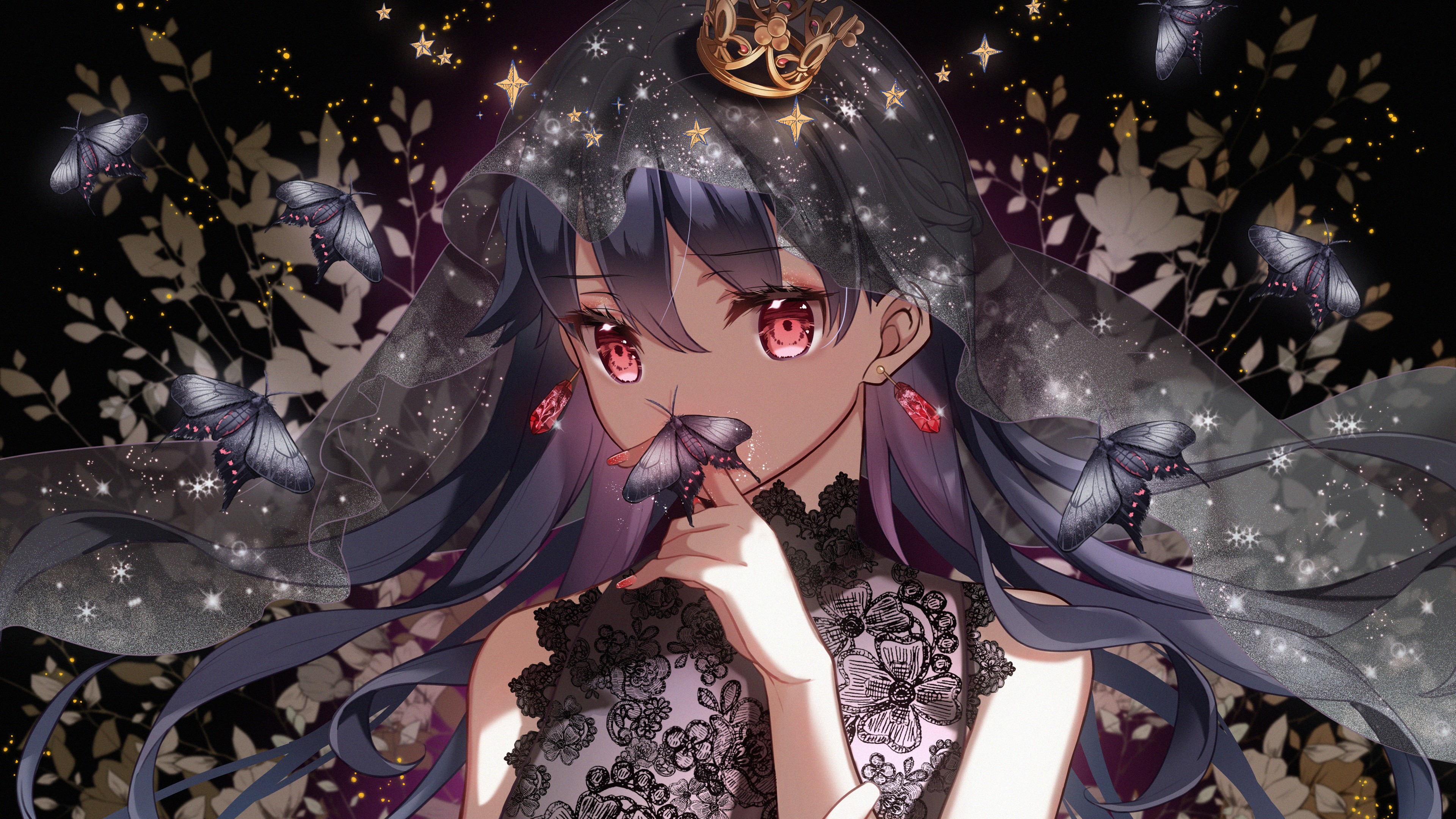 Anime girl 5K Wallpaper