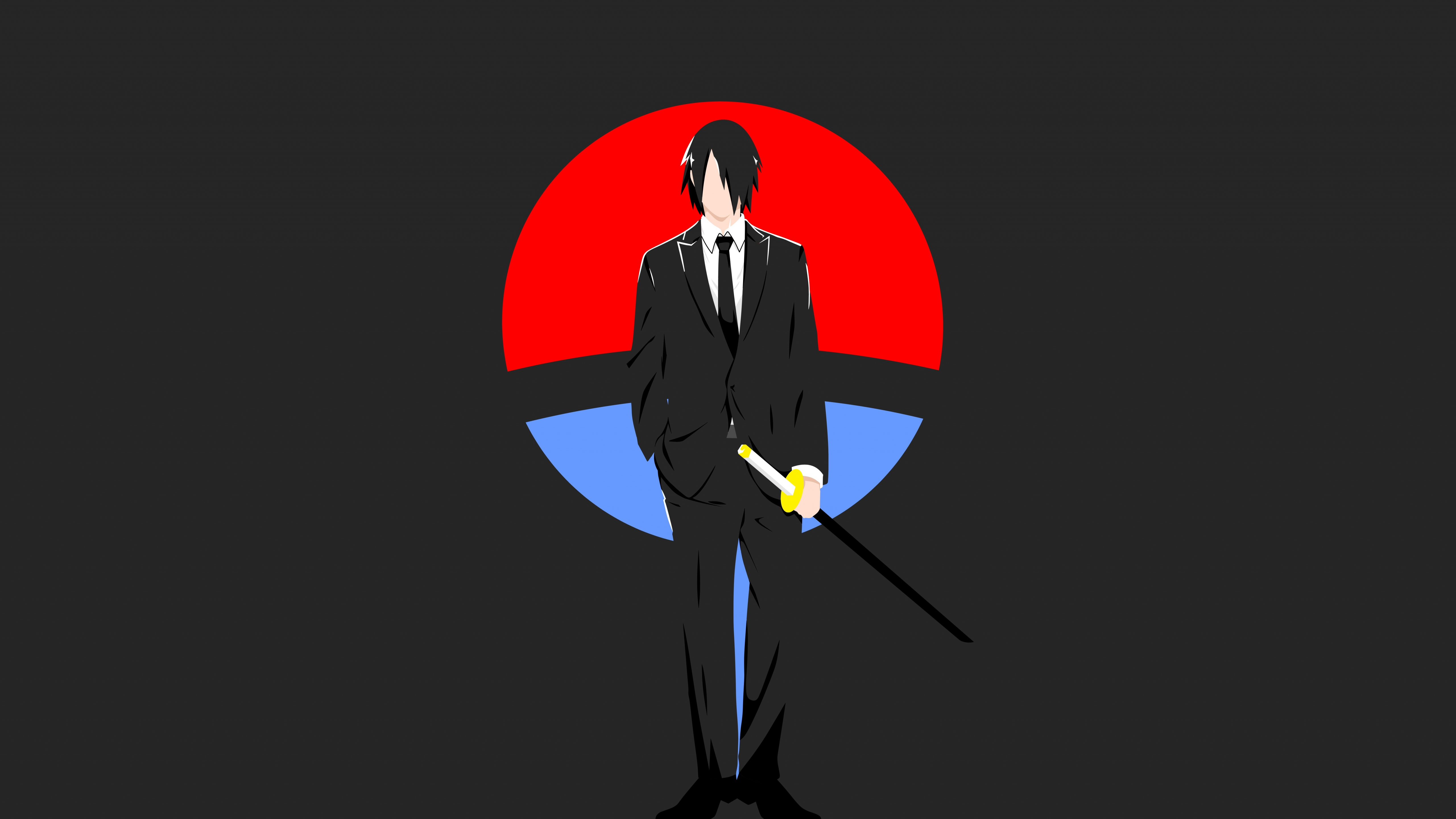Download 5120x2880 minimal, sasuke uchiha, naruto, anime 5k wallpaper, 5120x2880 5k image, background, 15410