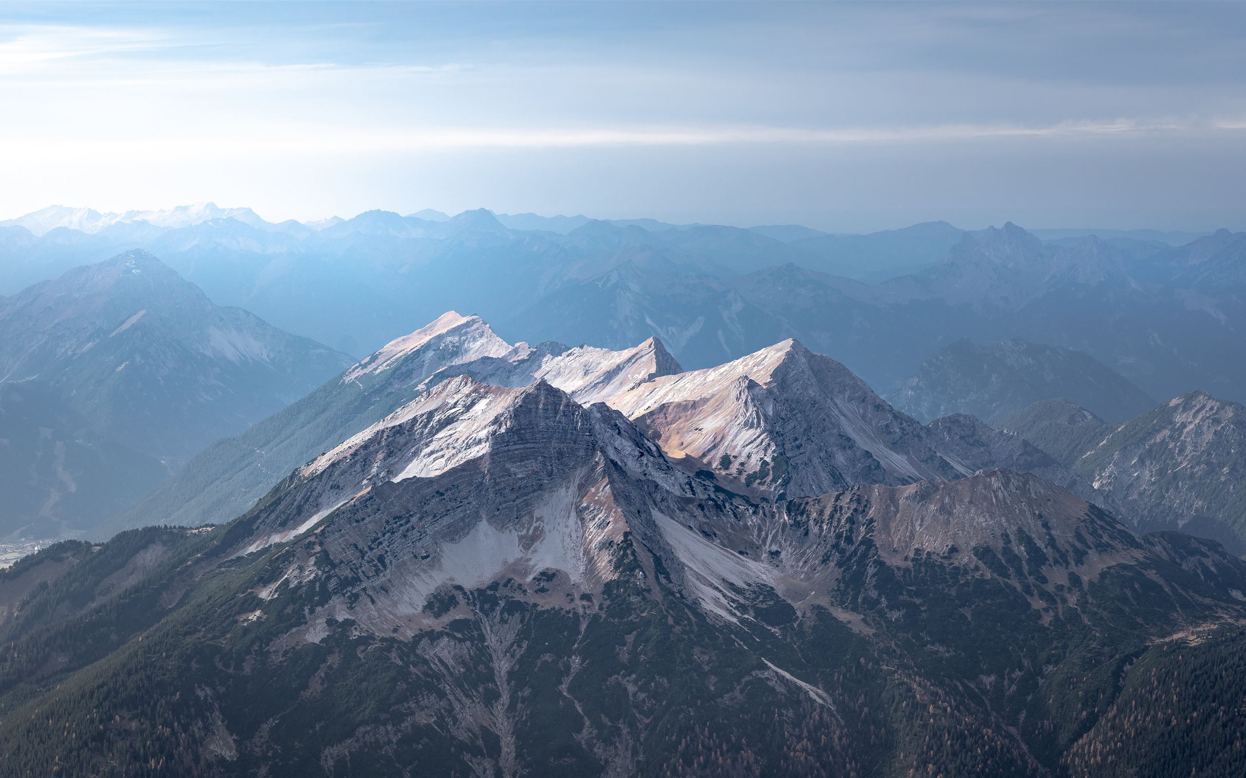 View from the Zugspitze iMac Wallpaper Download