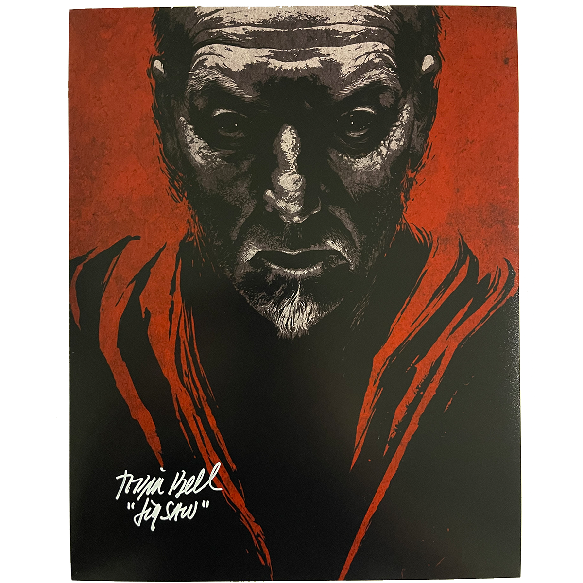 Tobin Bell 11 X 14 Print Black Jigsaw