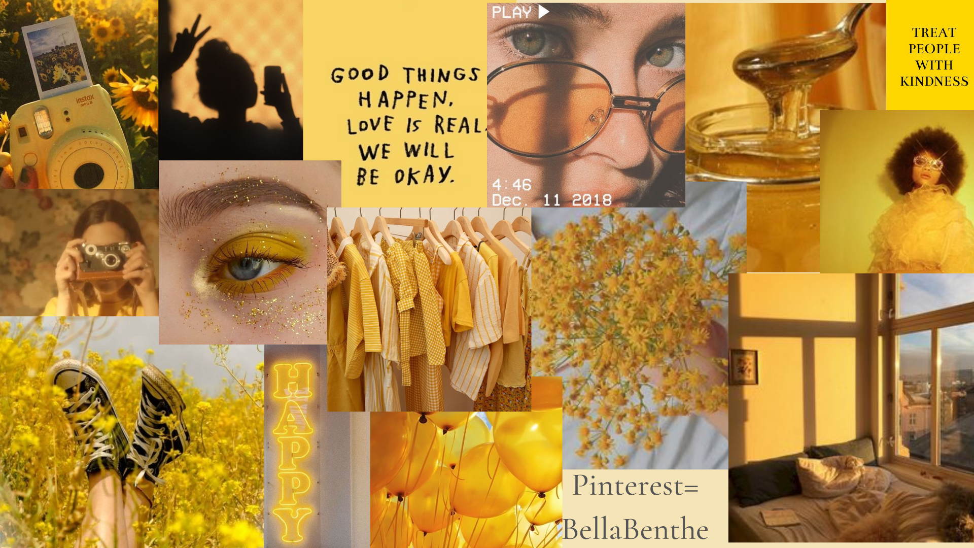 Wallpaper laptop yellow 4K of Wallpaper for Andriod