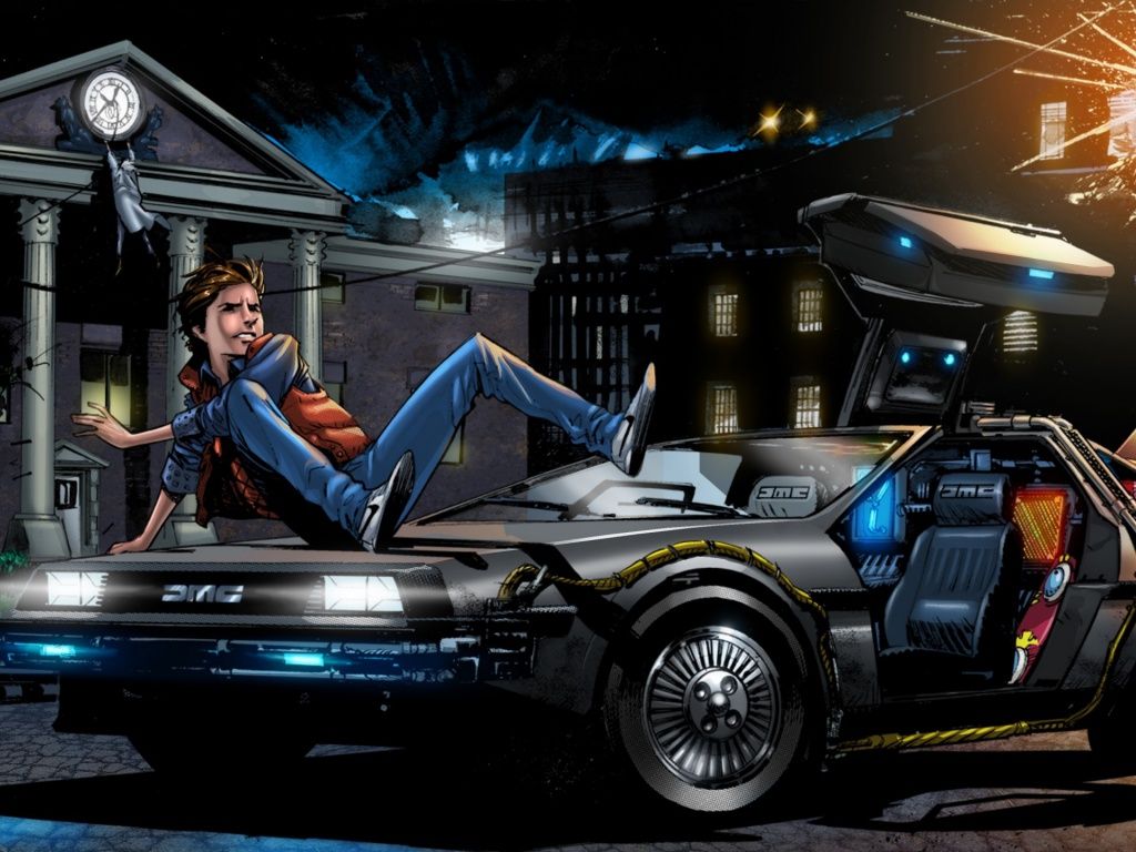 Back to the Future 4 Art wallpaper. Future wallpaper, Back to the future, Delorean