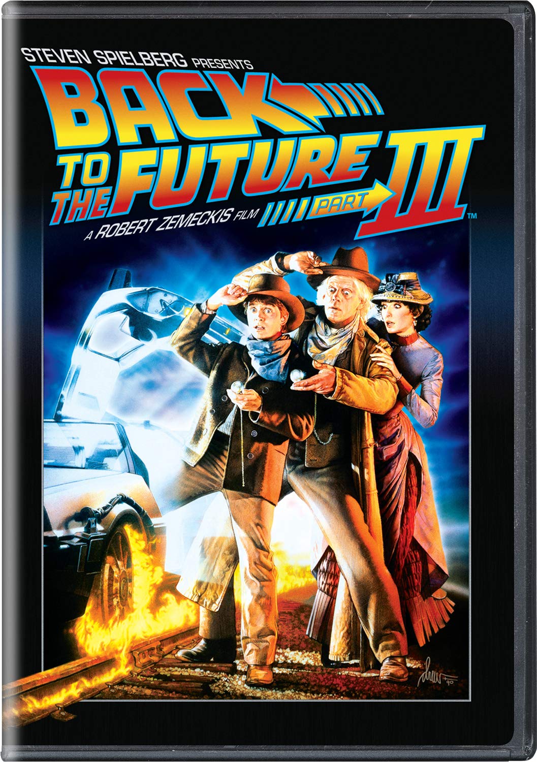 Back to the Future Part III, Michael J. Fox, Christopher Lloyd, Lea Thompson, Thomas F. Wilson, Mary Steenburgen, Elisabeth Shue, Richard Dysart, Harry Carey, Jr., Flea, Robert Zemeckis, Bob Gale