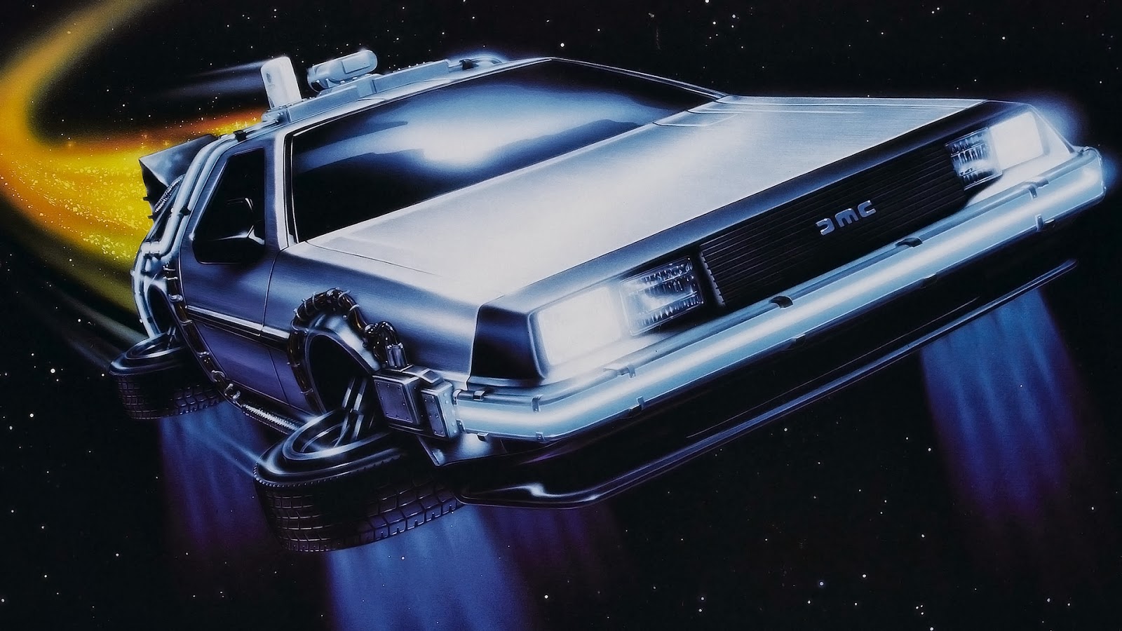 Wallpaper HD For Desktop Background: Movie Back to the Future HD Wallpaper