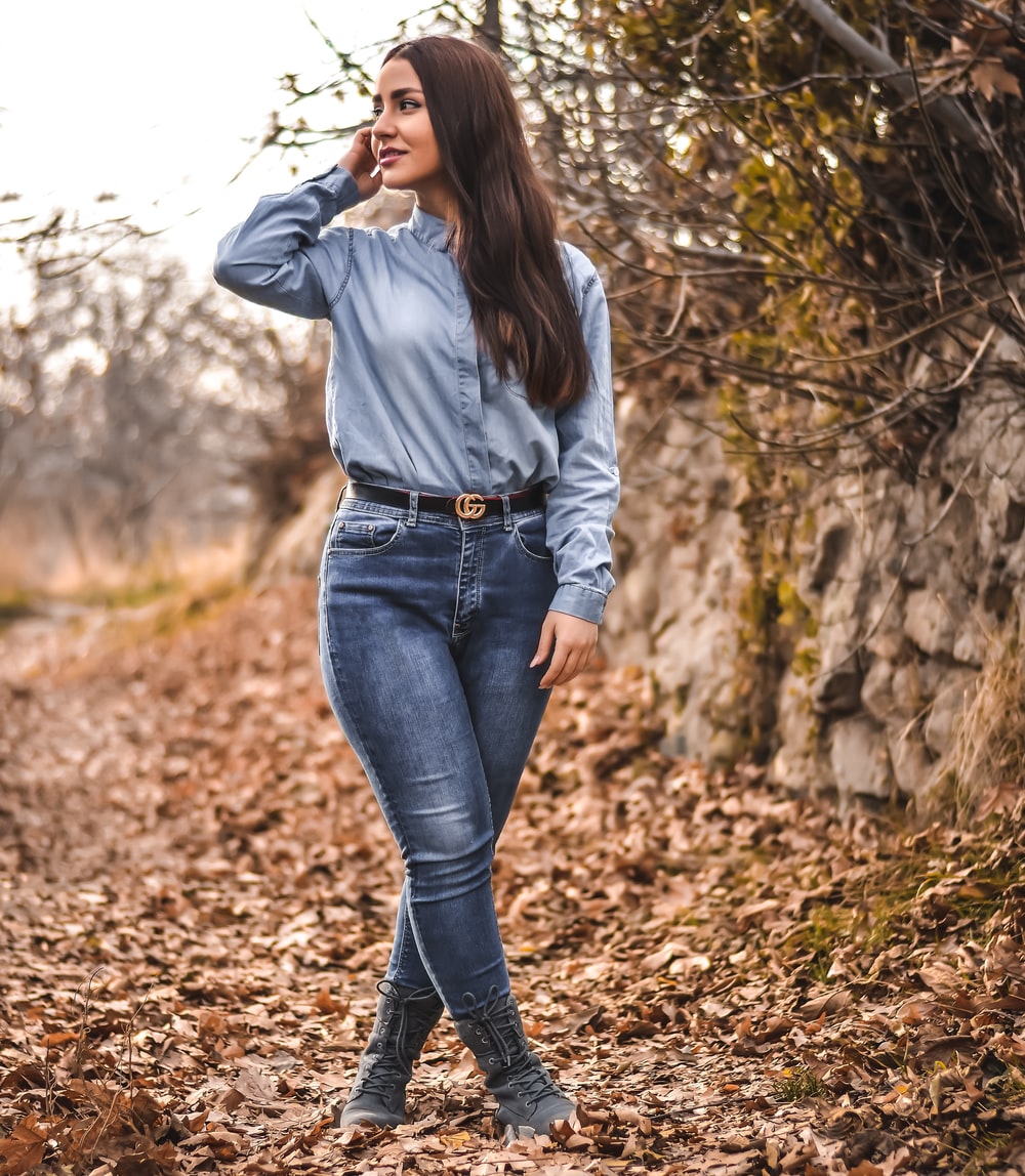 Girl In Jeans Picture. Download Free Image