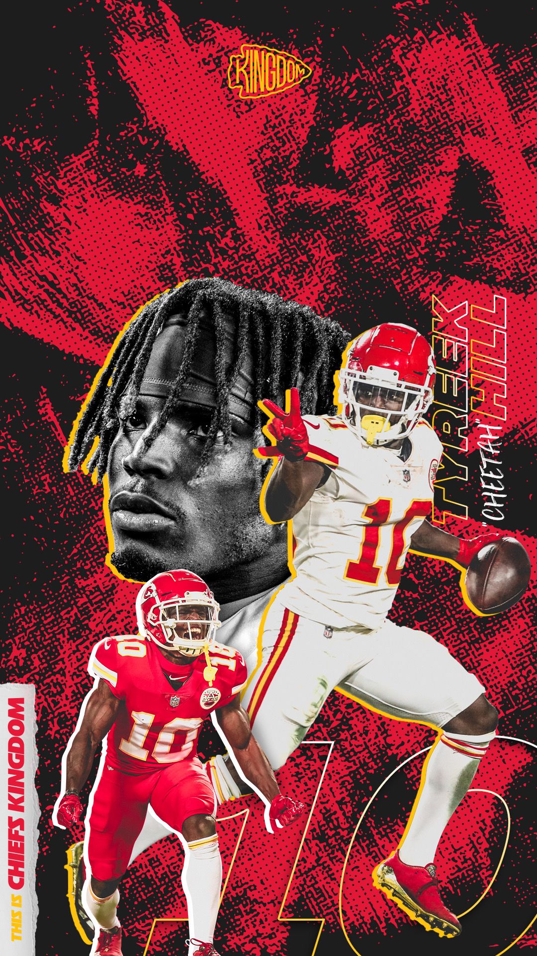 Tyreek Hill #chiefs #chiefskingdom. Kansas city chiefs logo, Chiefs wallpaper, Kansas city chiefs football