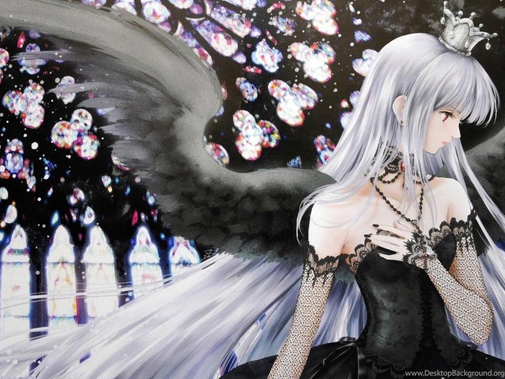 Wallpaper Cartoon Angel Anime Angels Girls Tube 1366x768. Desktop Background