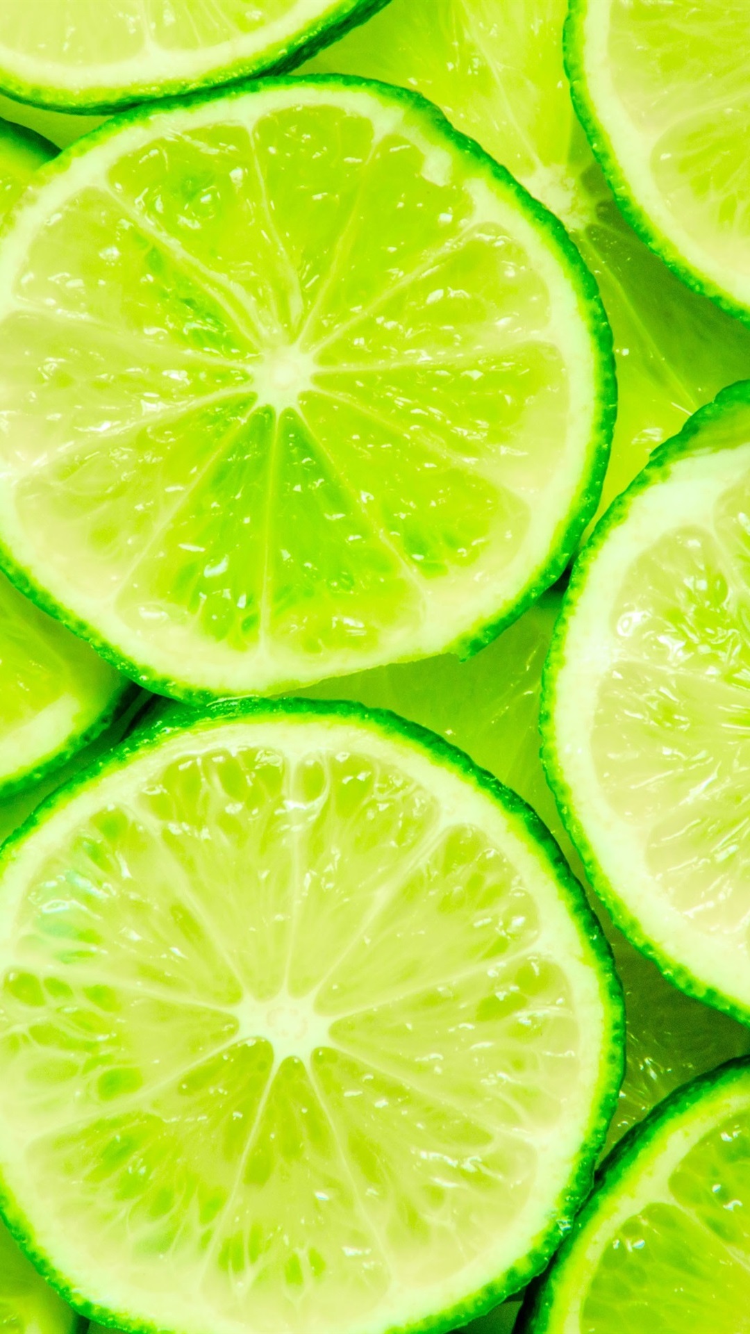 Green Lemon Slices Close Up 1080x1920 IPhone 8 7 6 6S Plus Wallpaper, Background, Picture, Image