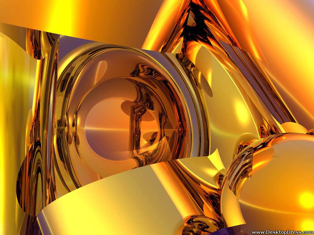 Gold Objects Background Gold