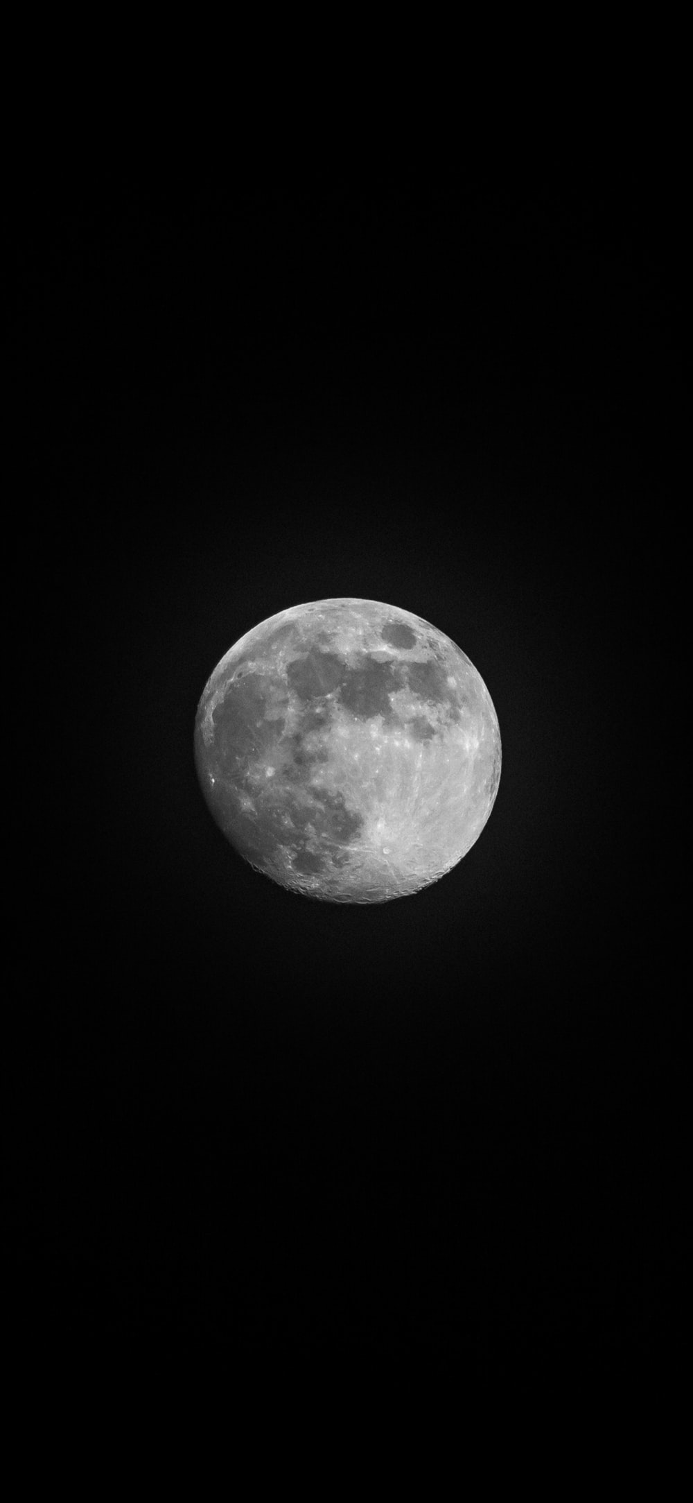 Black And White Moon Picture. Download Free Image