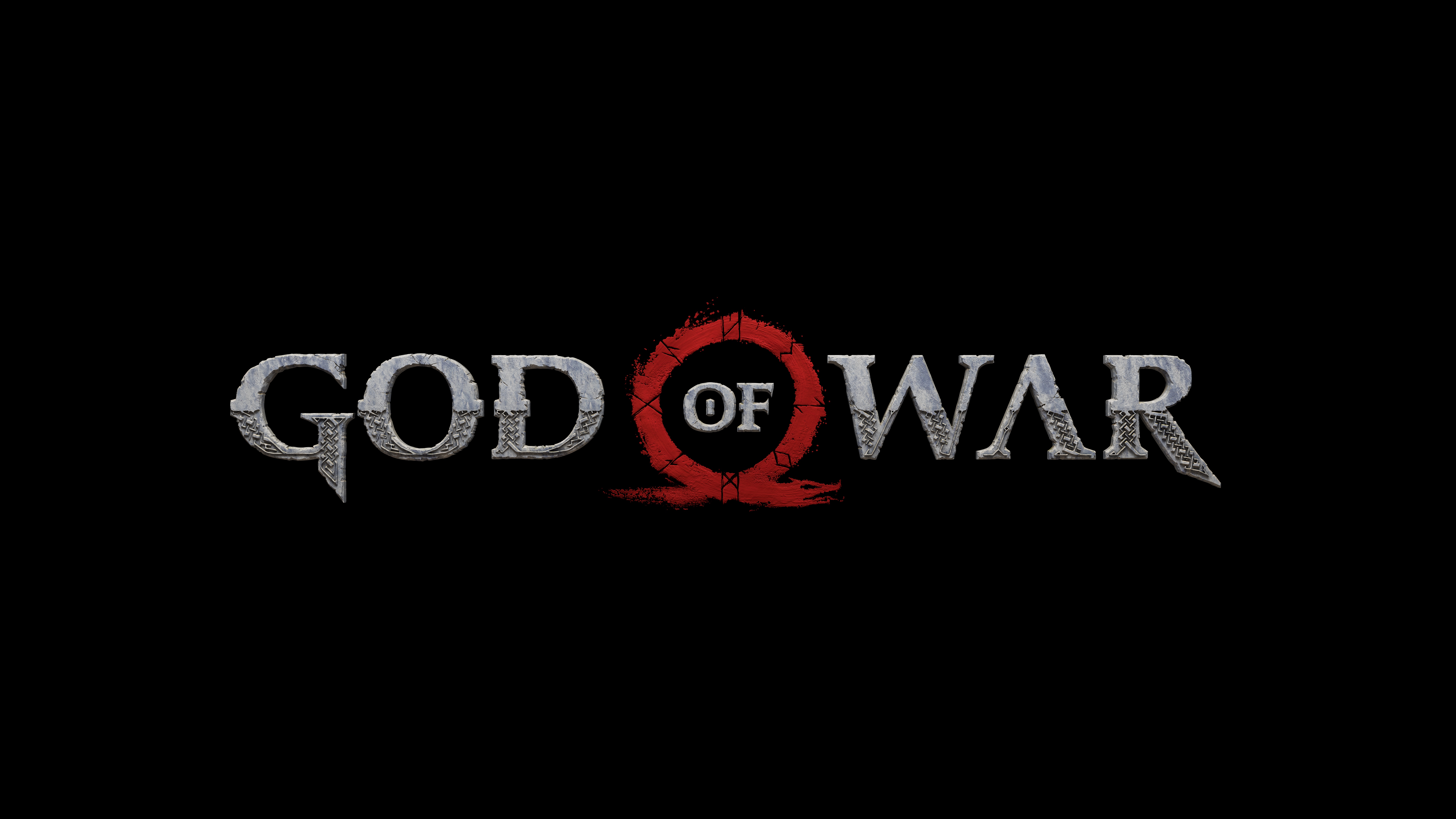 God of War Ps4 Logo 8K