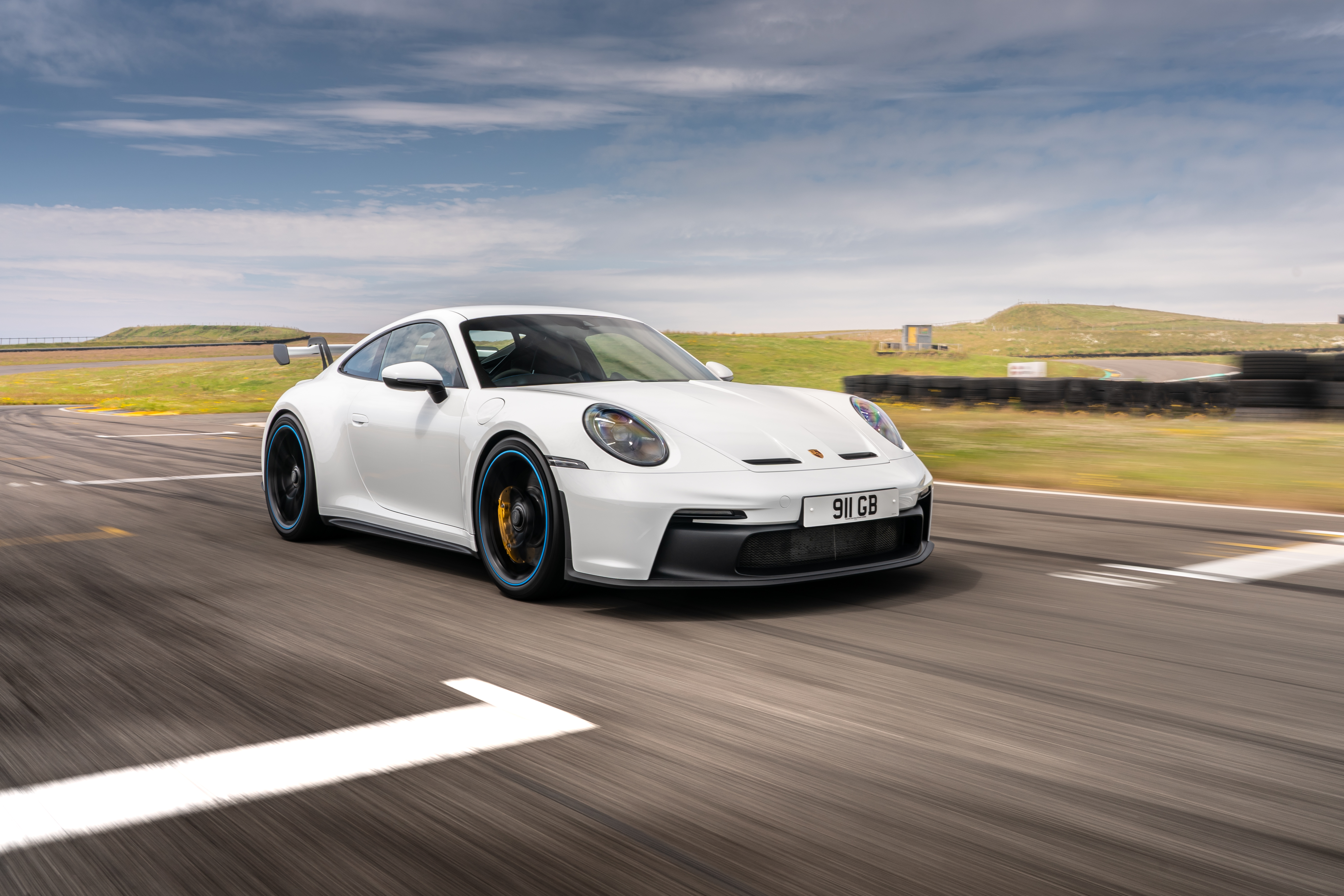 White 2021 Porsche 911 GT3 PDK (992) 4k Ultra HD Wallpaper
