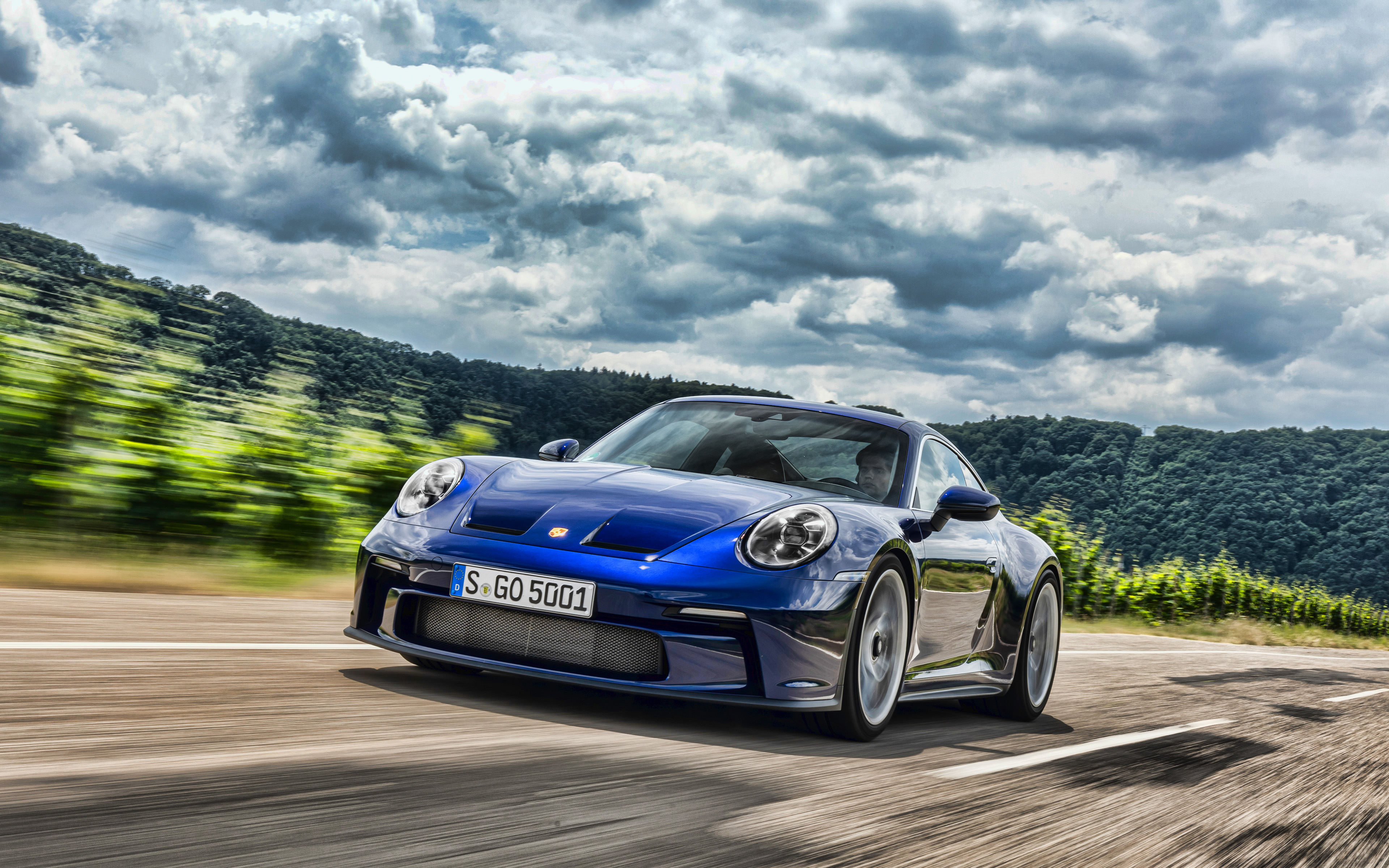 Download wallpaper Porsche 911 GT3 Touring PDK, 4k, HDR, 2021 cars, supercars, highway, 2021 Porsche 911 GT german cars, Porsche for desktop with resolution 3840x2400. High Quality HD picture wallpaper