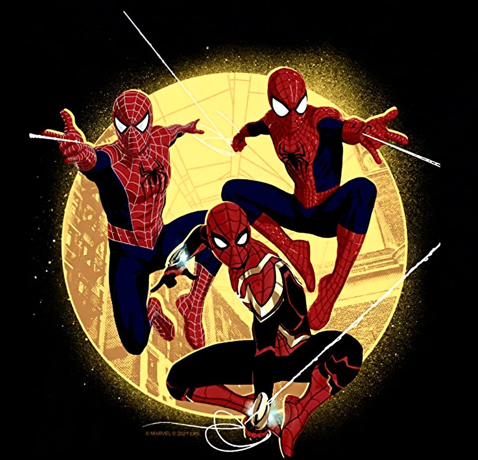 Spider Man: No Way Home Artwork Unites All Three Spideys