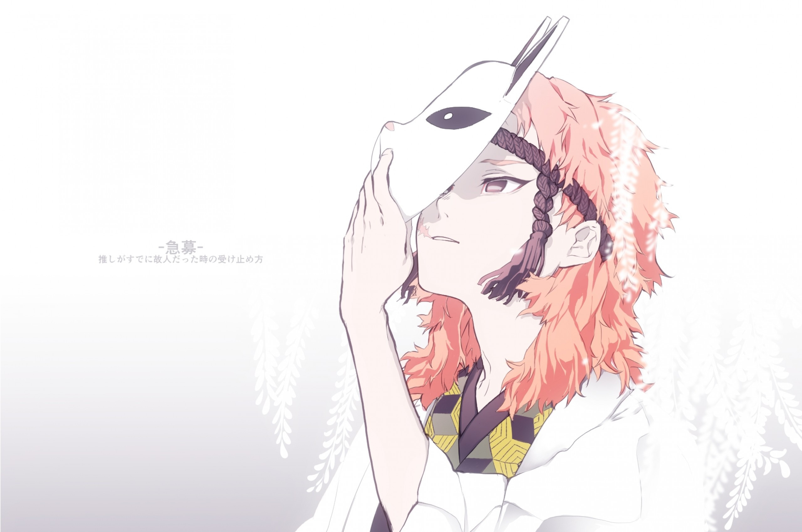 Download 2560x1700 Demon Slayer, Sabito, Kimetsu No Yaiba, Mask Wallpaper for Chromebook Pixel