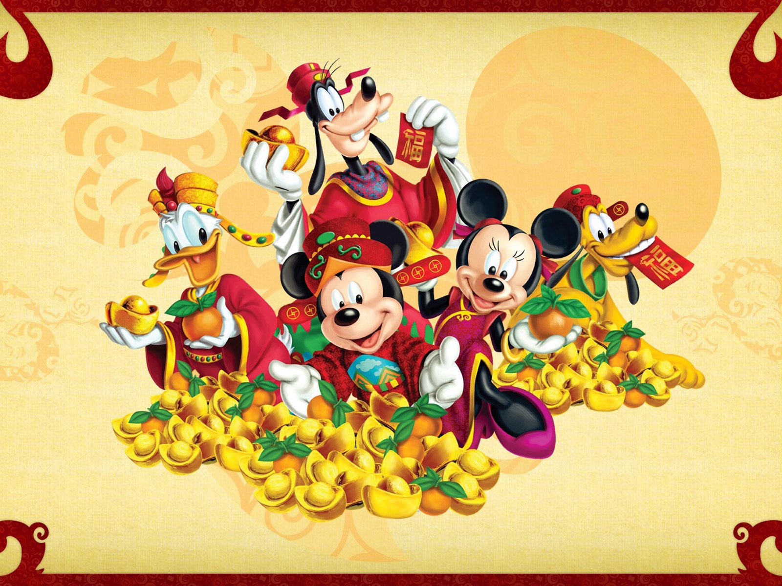 Mickey And Minnie Mouse Donald Duck And Pluto Cartoon Disney Wallpaper HD 1920x1200, Wallpaper13.com