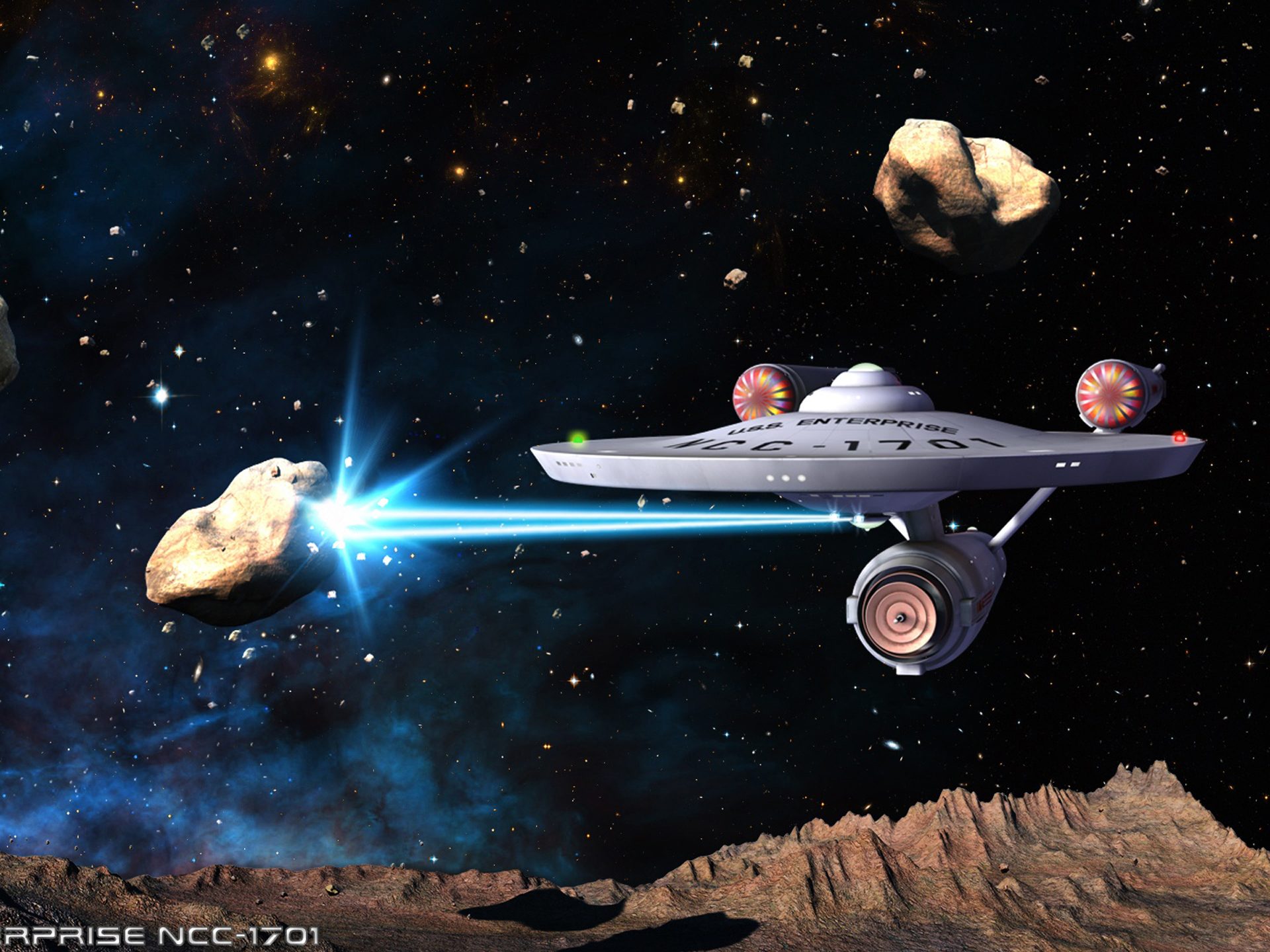 Star Trek Sci Fi Enterprise Ncc 1701 Star Ship Faster Than Light Warp Speed Desktop Wallpaper Full Screen, Wallpaper13.com