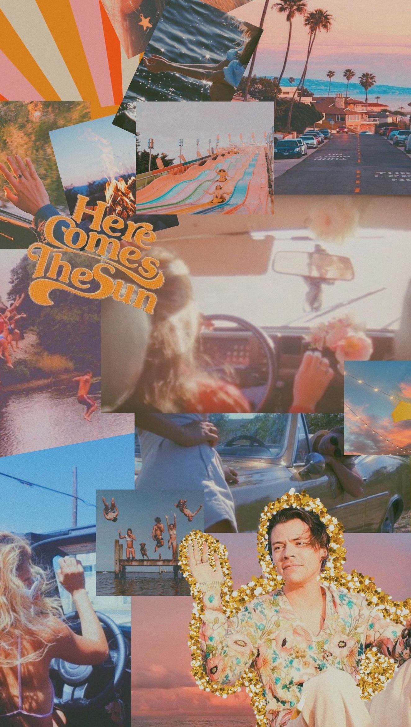 Harry Styles Golden Wallpaper