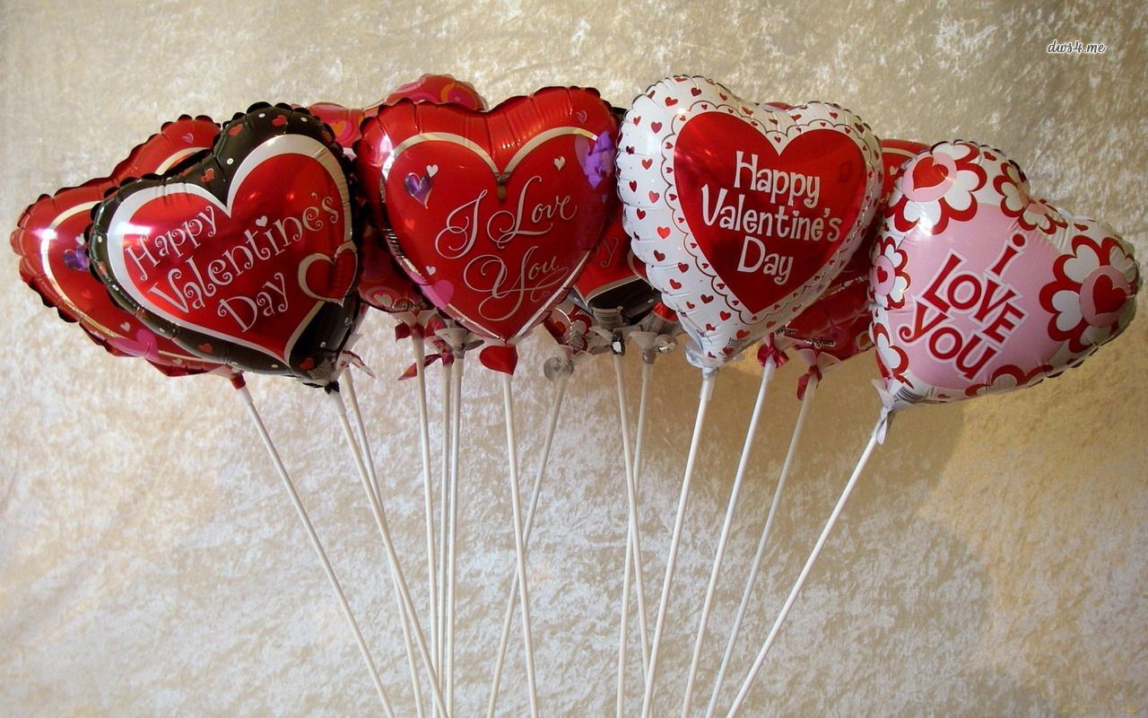 Valentine Balloons Wallpaper, HD Valentine Balloons Background on WallpaperBat