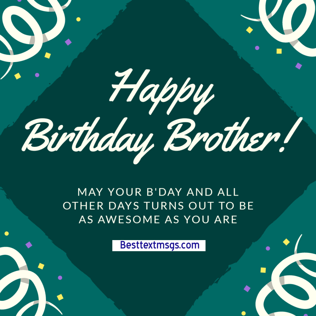 Birthday Wishes For Brother Quotes Image Message