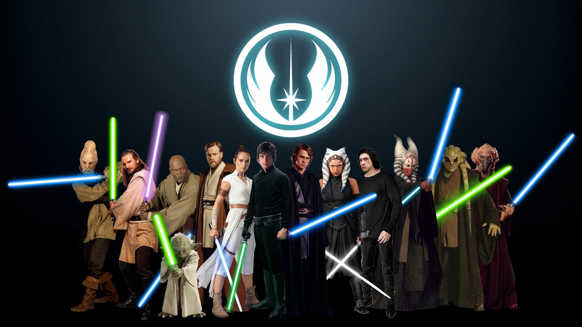 Jedi Wallpaper I made using various