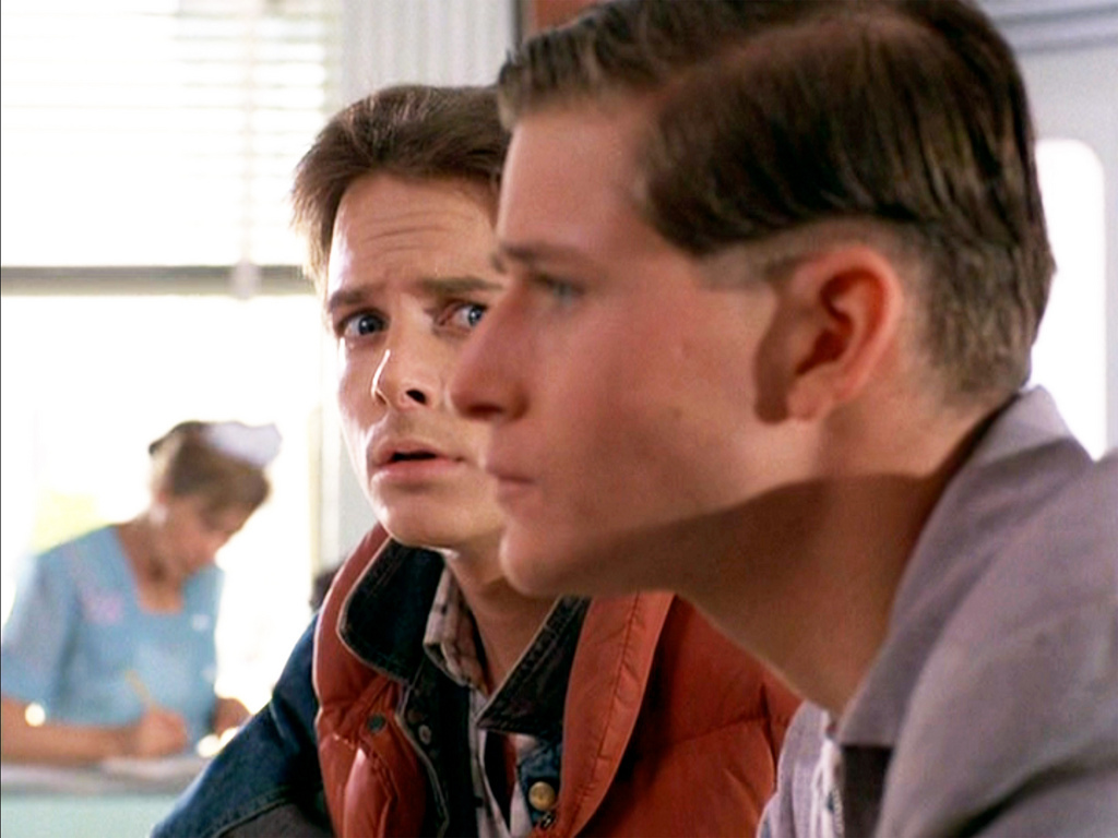 1) George and Marty McFly