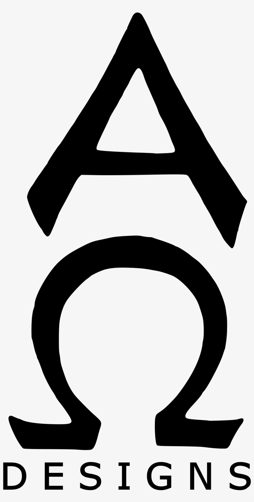 Alpha Omega Symbol Oval Ornament Transparent PNG Download